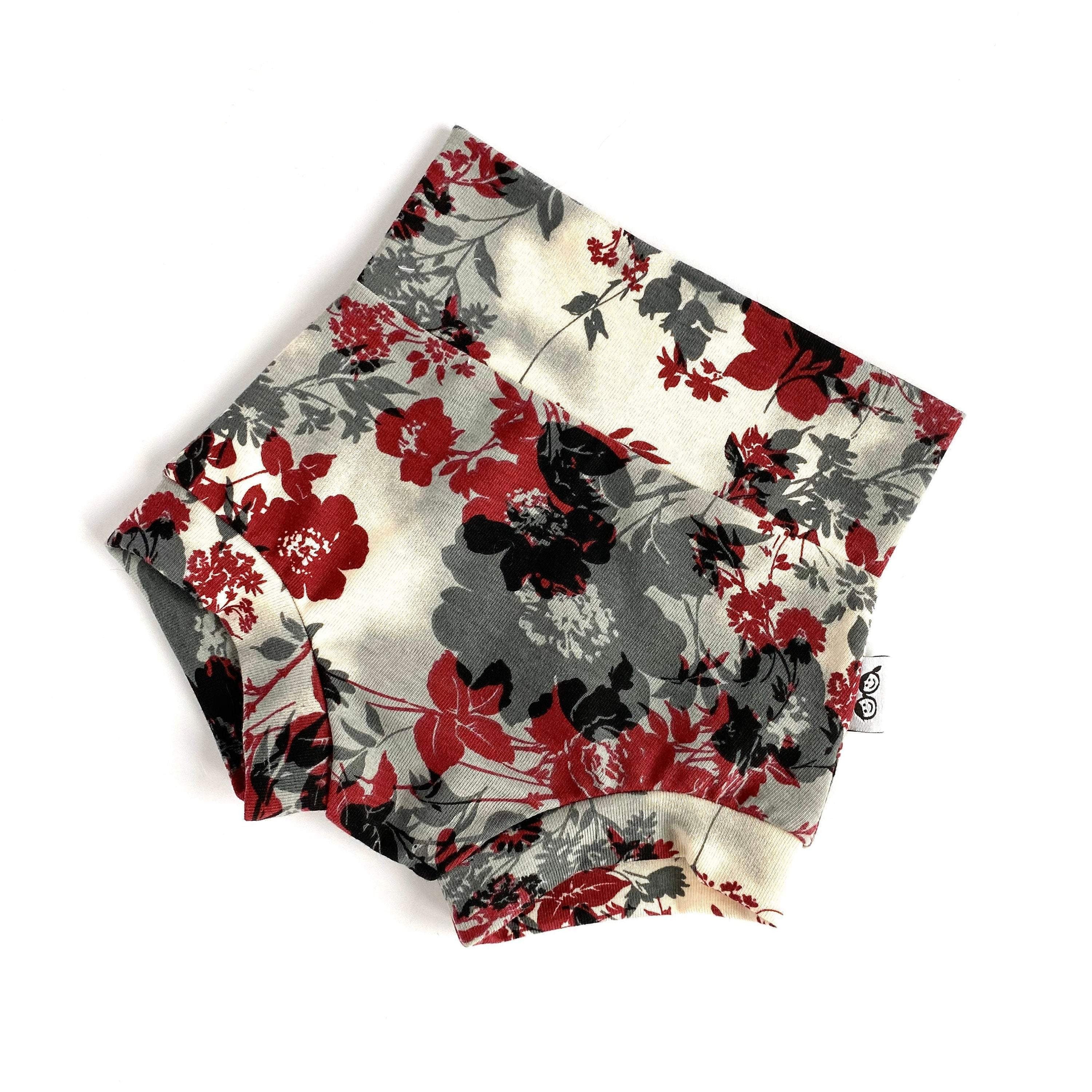 Organic Cotton Floral Bummies and Headbands