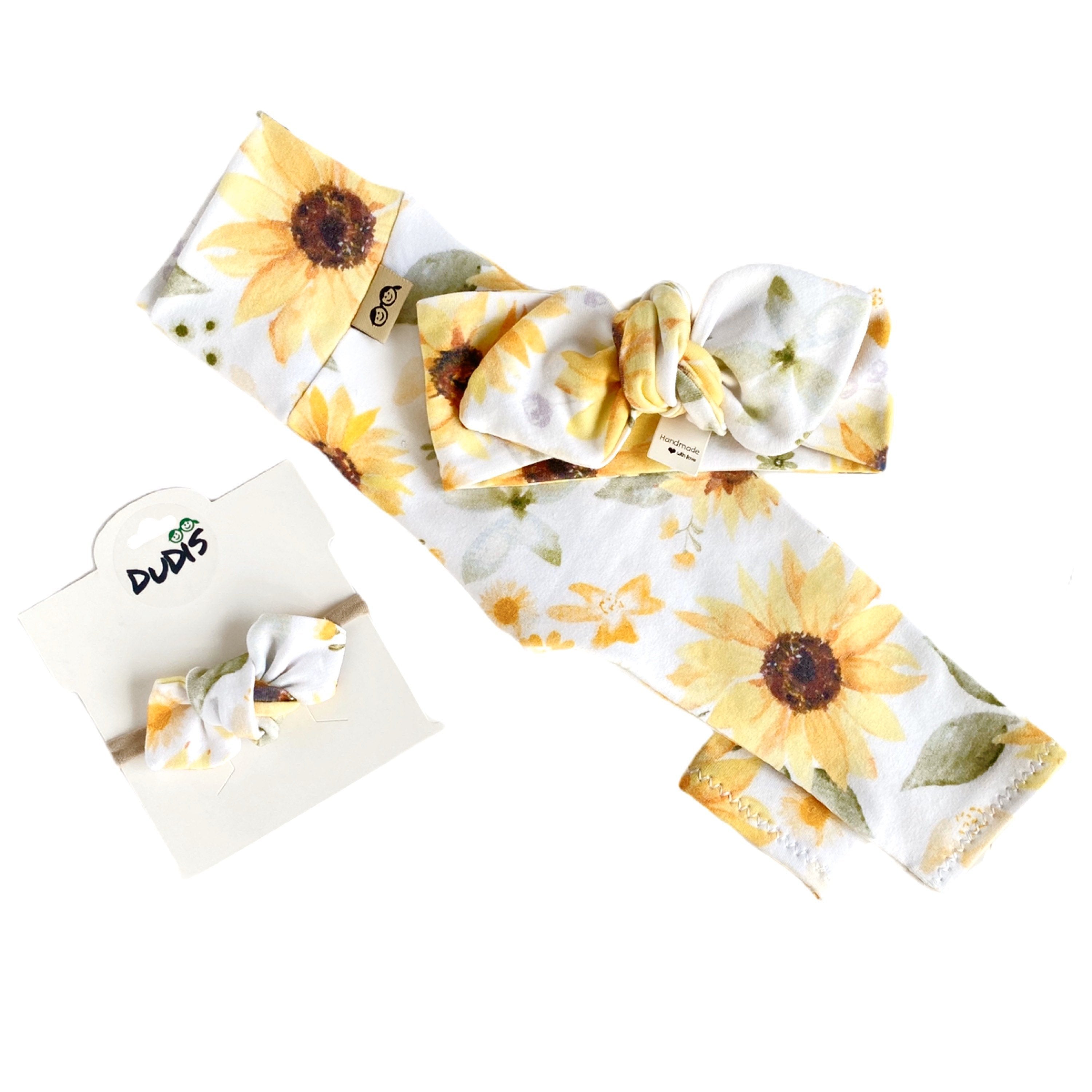 Sunflower Leggings and/or Headbands