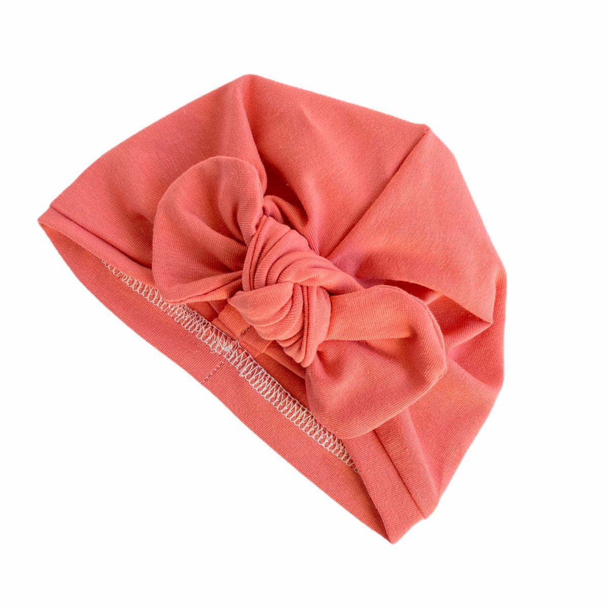 Coral Pink - Turban Hat