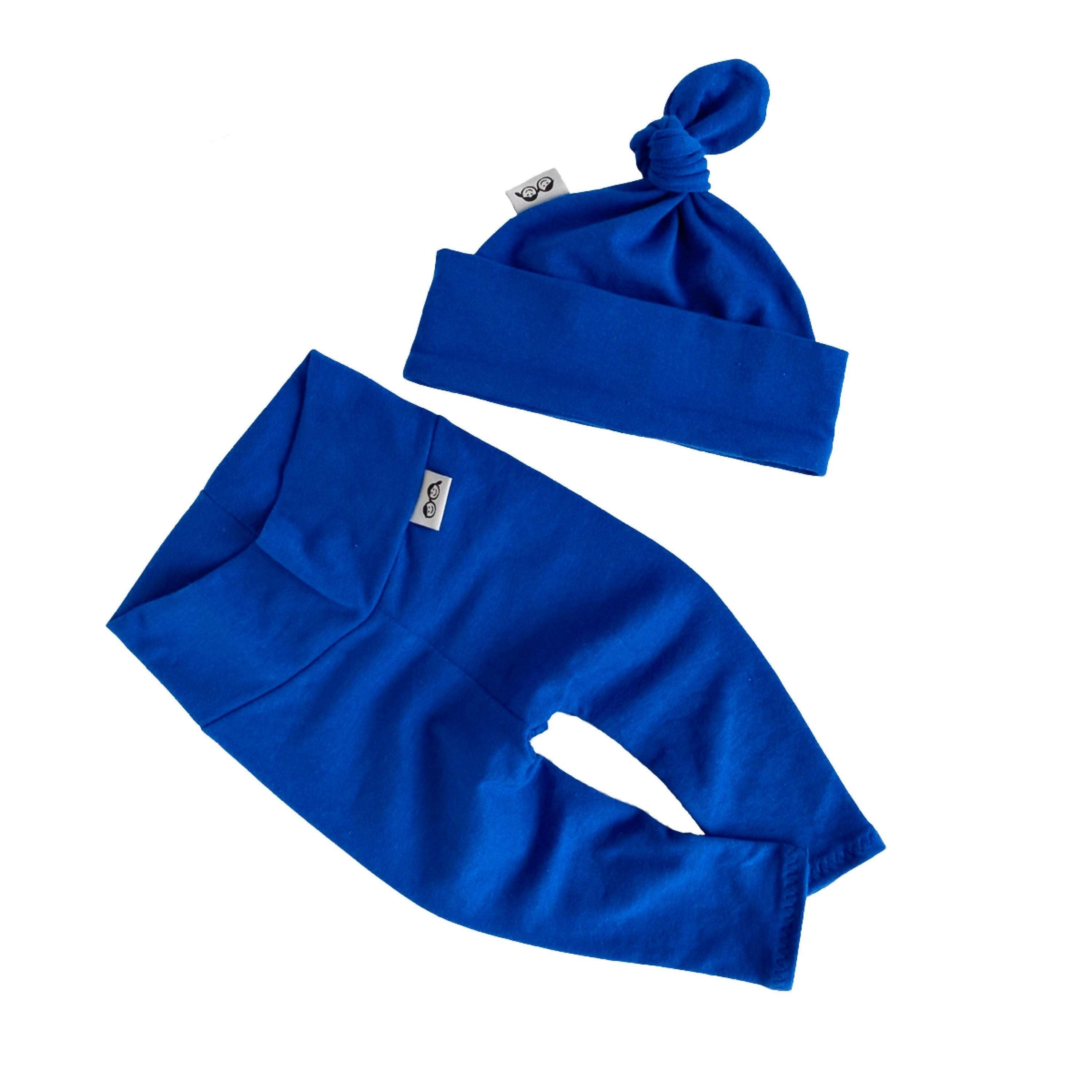 Royal Blue Leggings and/or Beanie Knot Hat