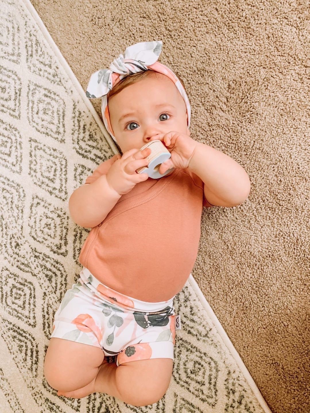 Watercolor Floral Bummies and/or Headbands