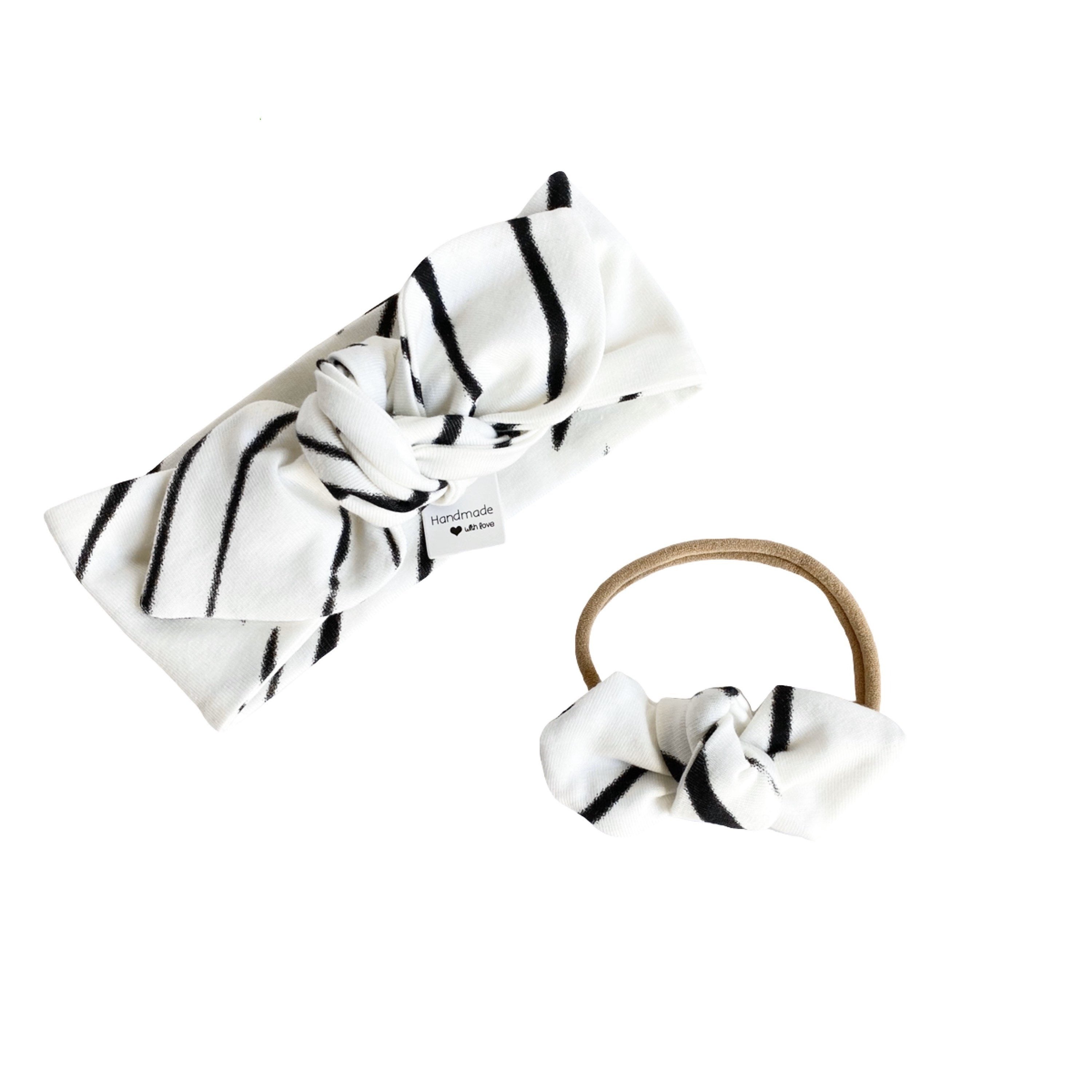 Zebra Stripe Bummies and/or Headbands