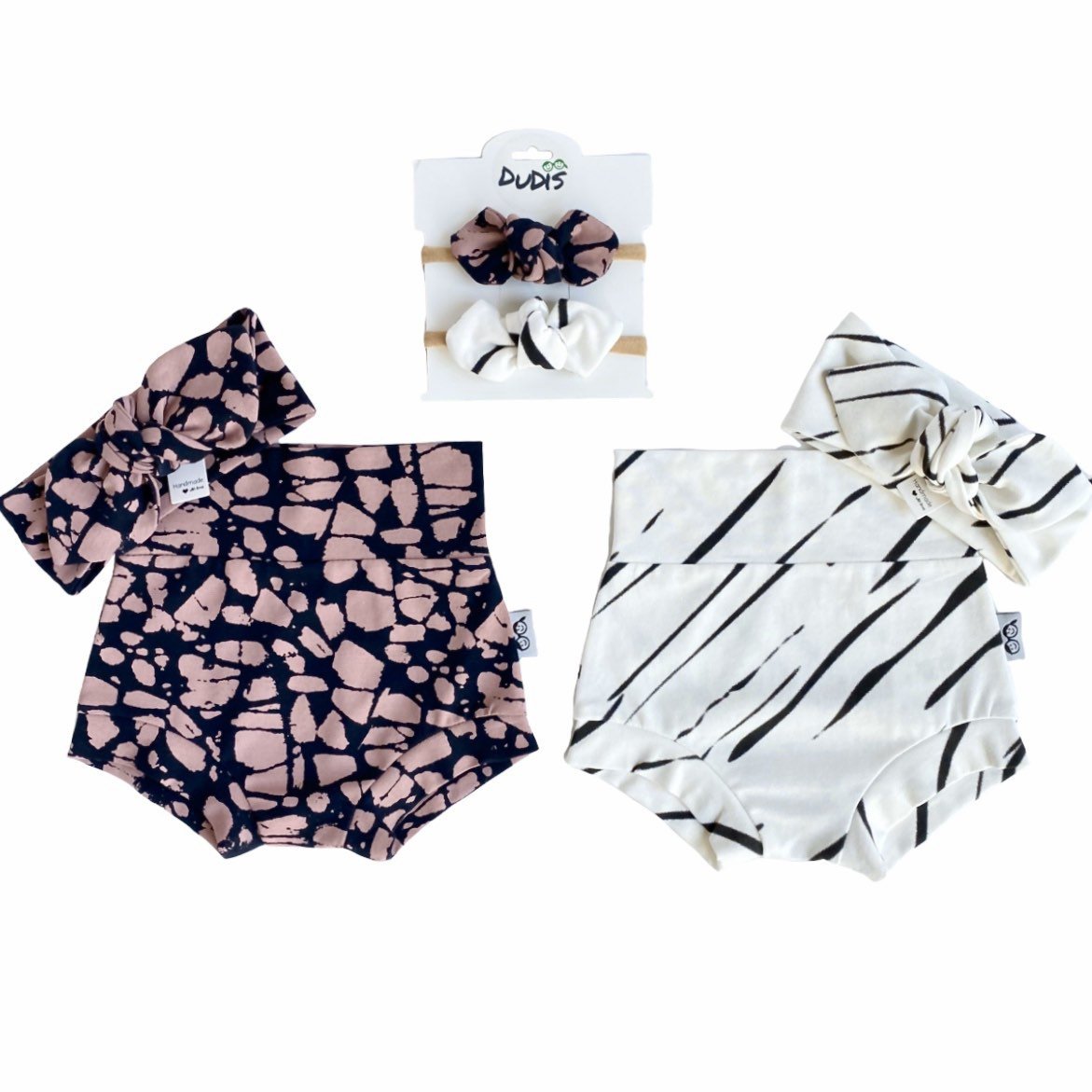 Zebra Stripe Bummies and/or Headbands
