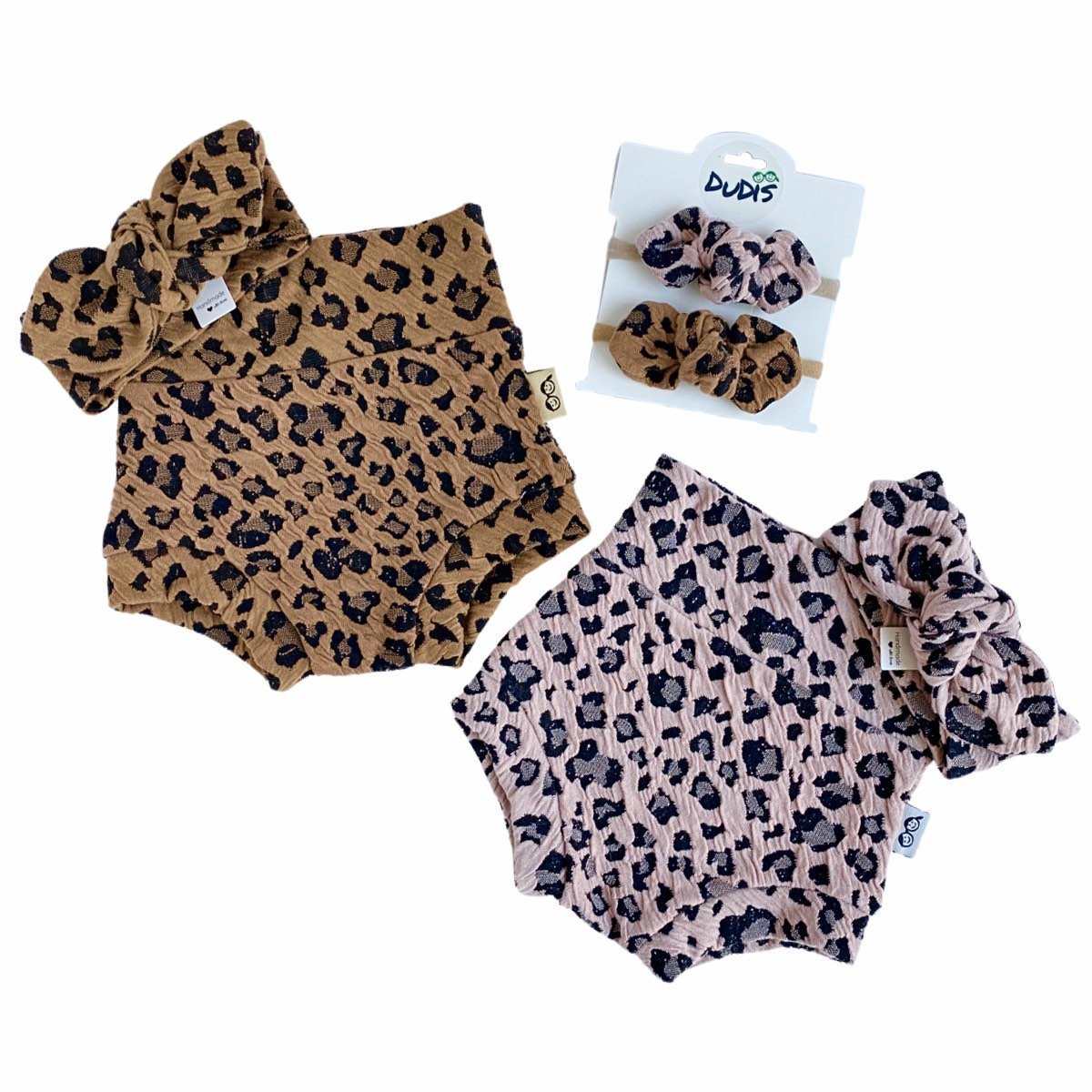 Blush Cheetah Bummies and/or Headbands
