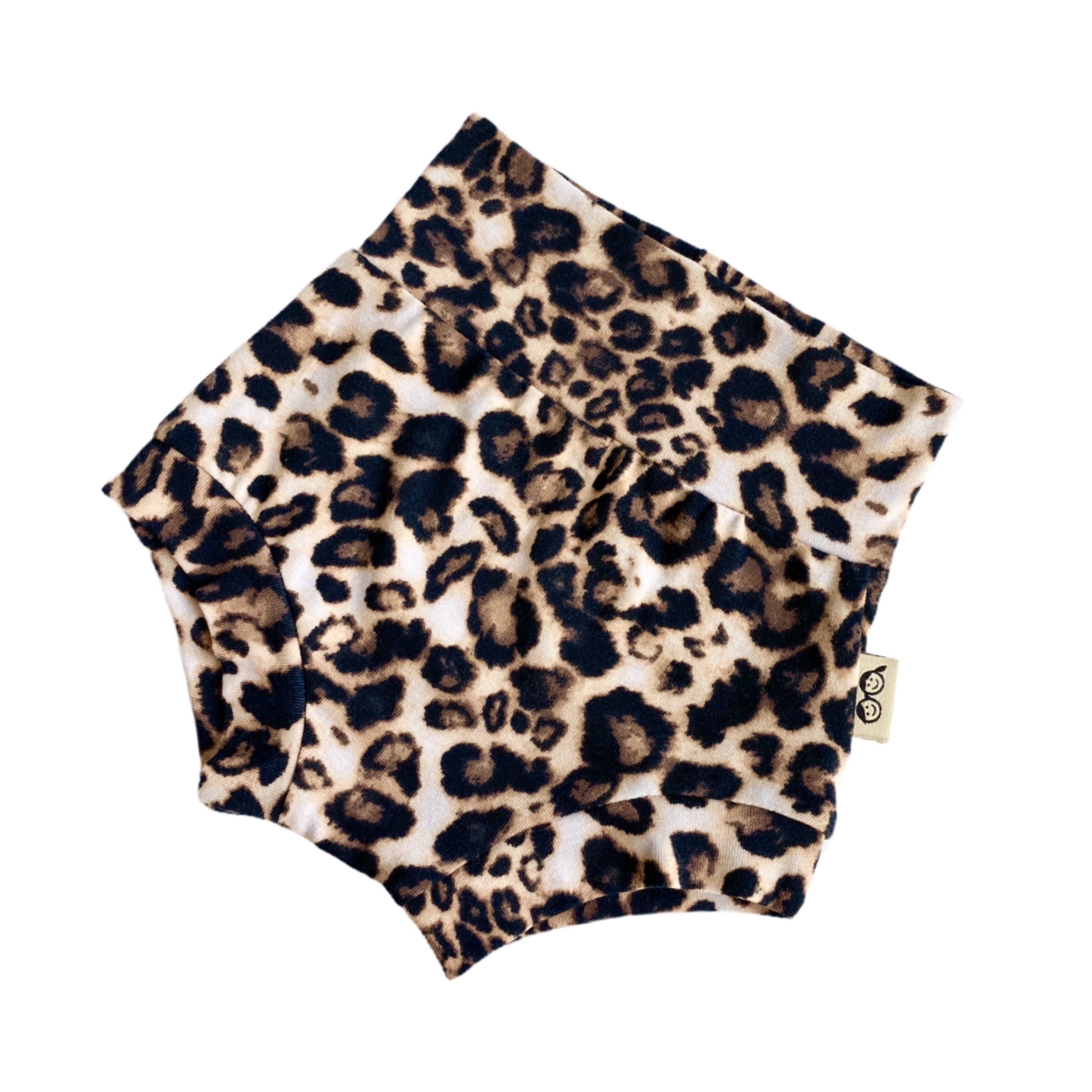 Tan Black Leopard Spot Bummies and/or Headband
