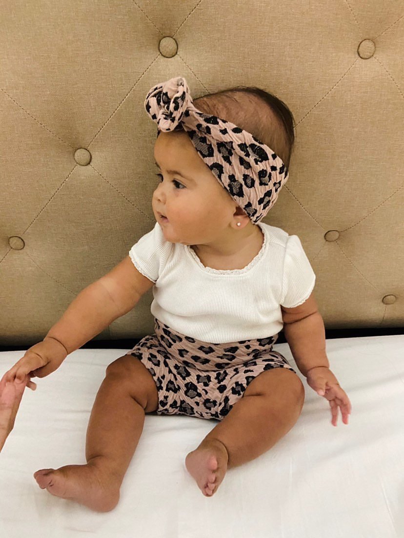 Blush Cheetah Bummies and/or Headbands