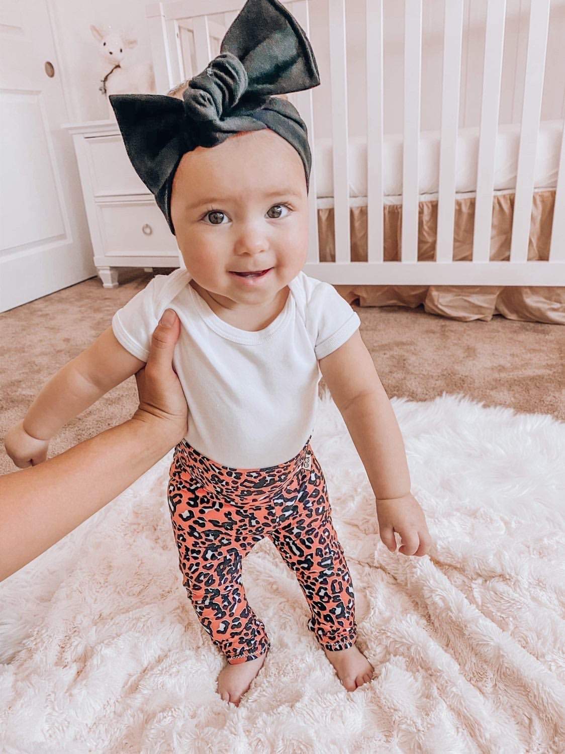 Orange Cheetah Leggings and/or Headbands