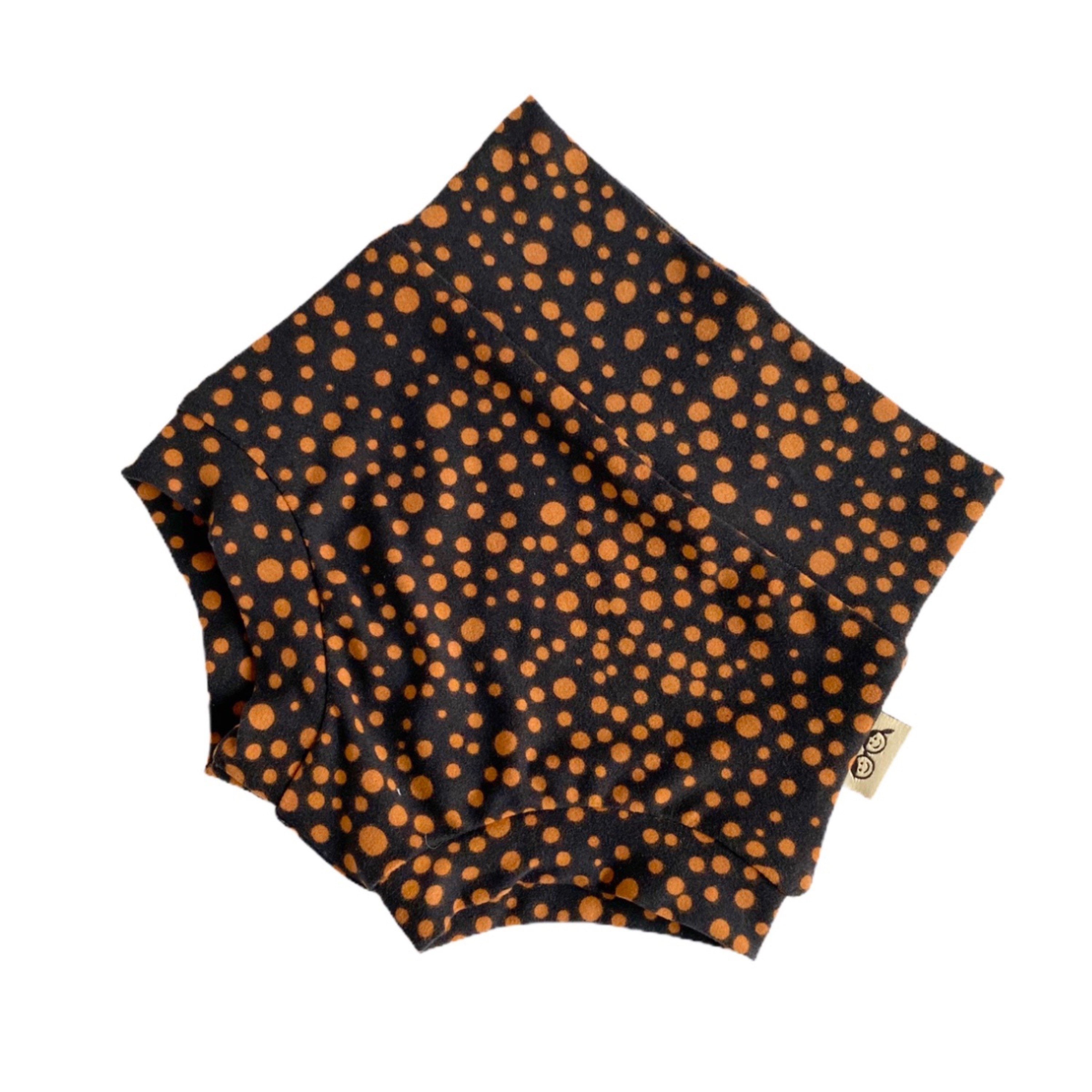 Black Abstract Micro Dot Bummies and/or Headbands
