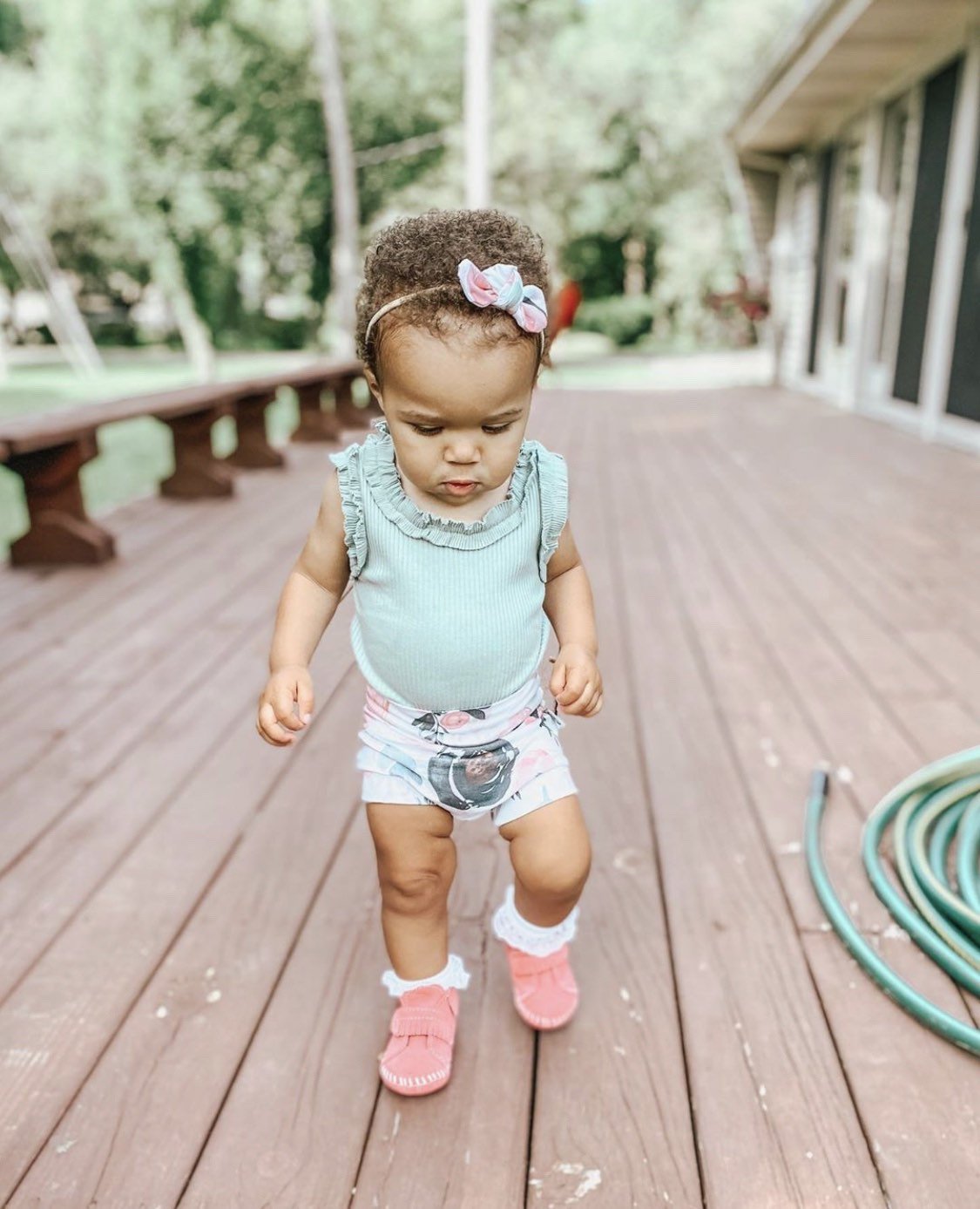 Watercolor Floral Bummies and/or Headbands