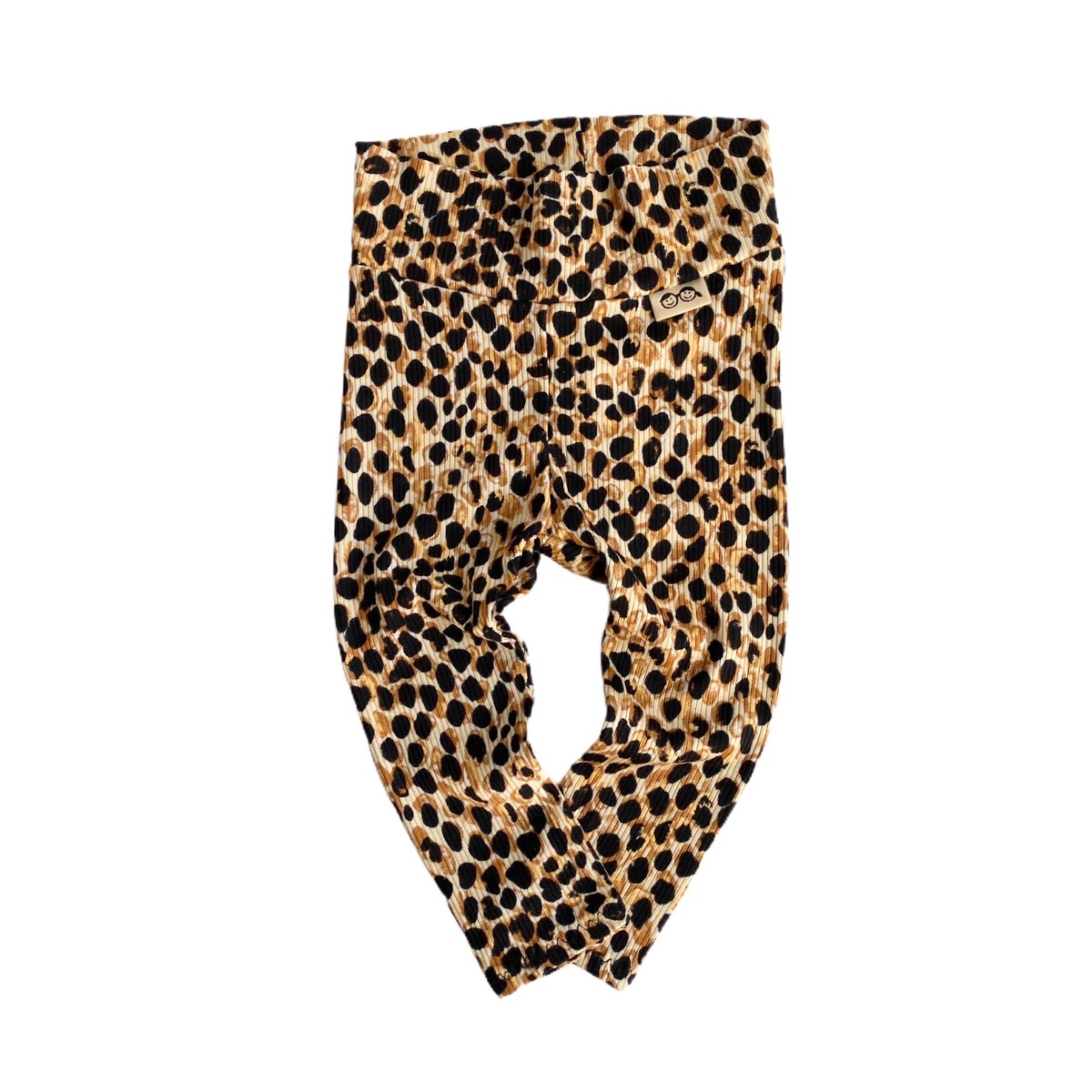 Brown/Tan Spot Rib Leggings and/or Headbands