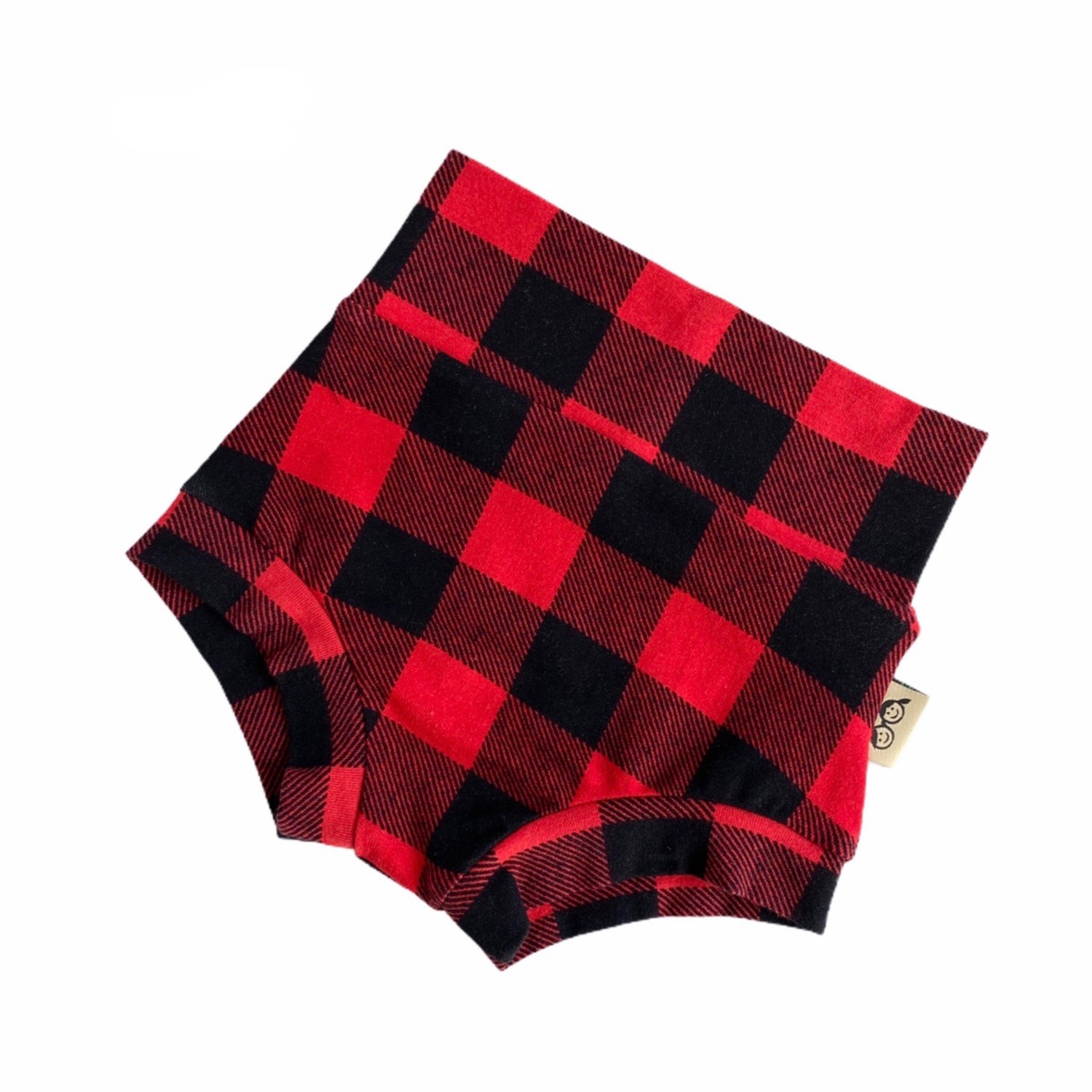 Red buffalo plaid baby bummies, handmade unisex diaper cover perfect for holiday outfits and everyday wear.