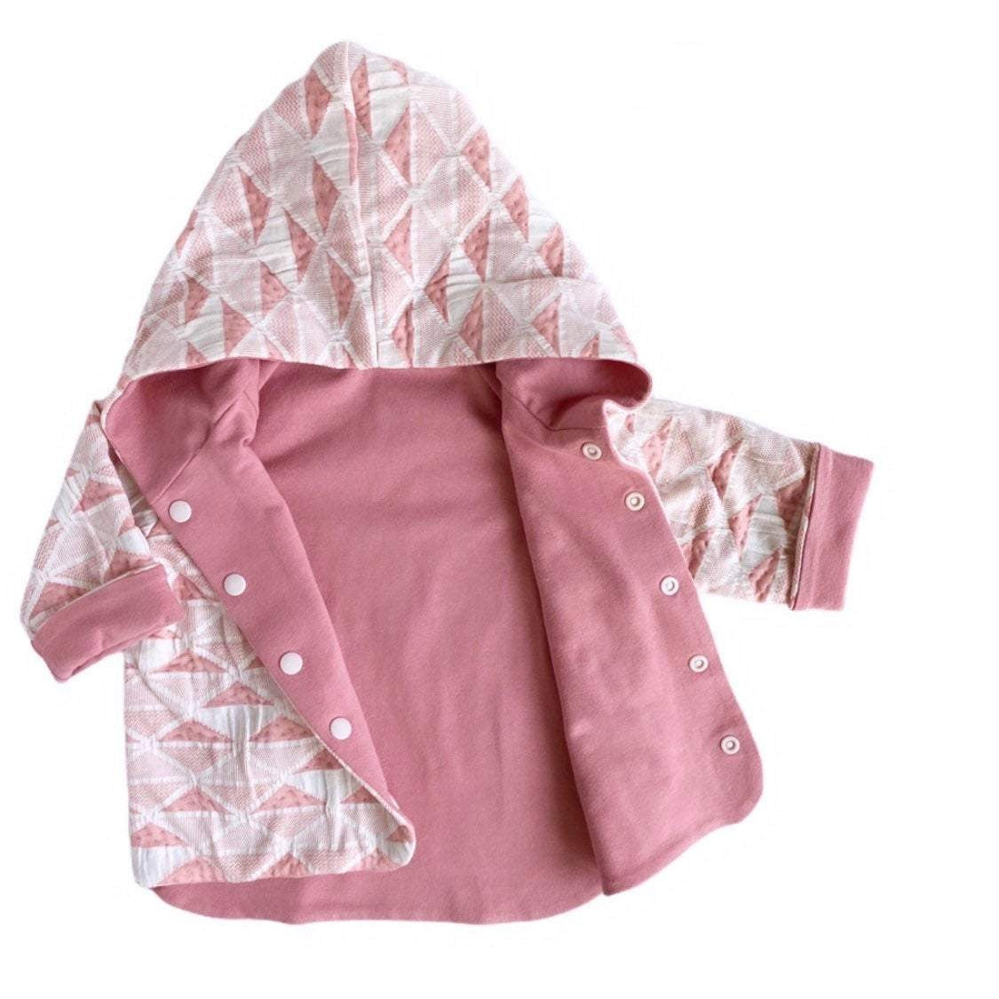 Ballet Pink Diamond Hooded Jacket
