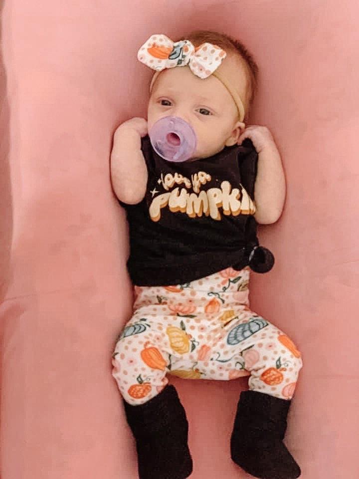 Polka Dot Pumpkins Leggings