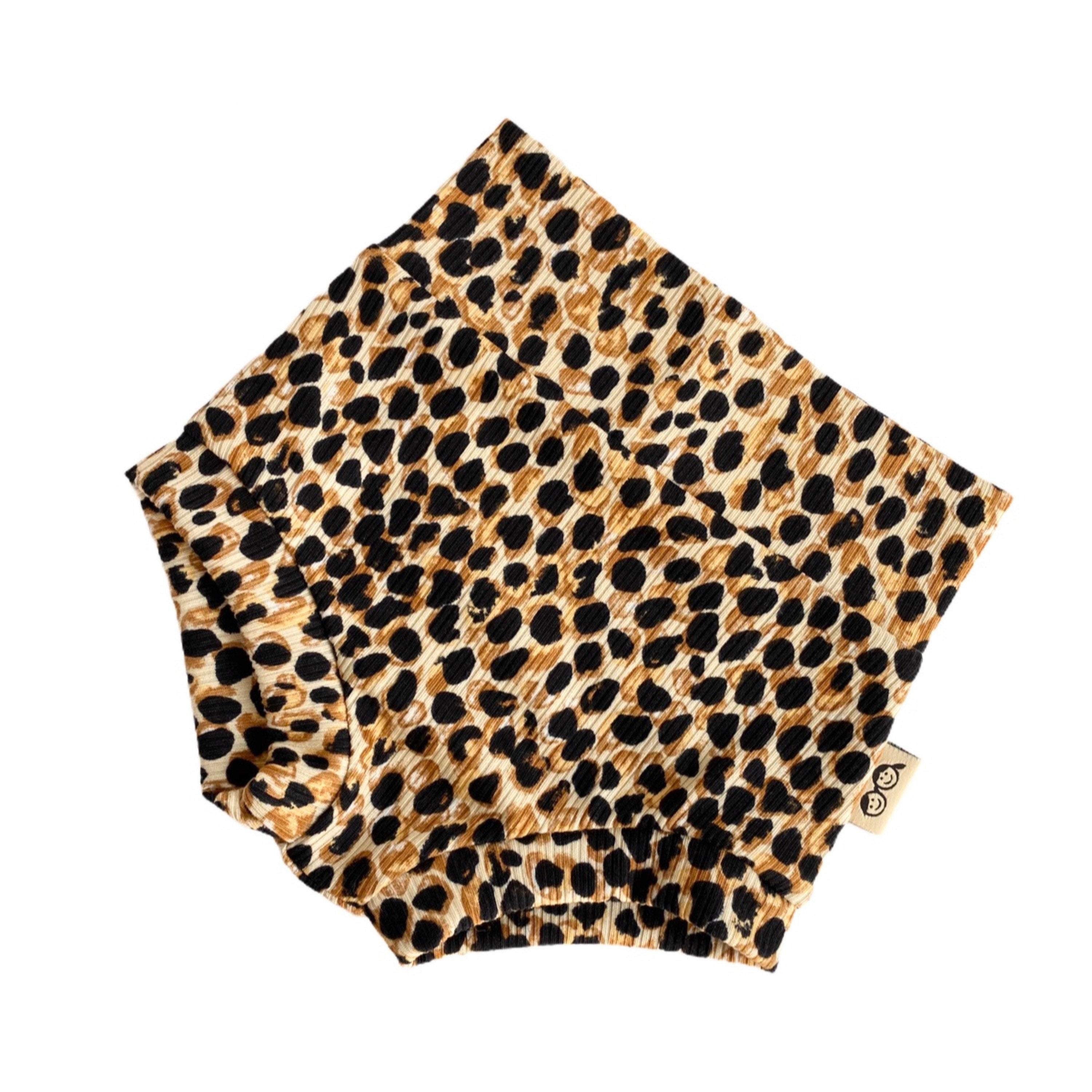 Brown/Tan Spot Rib Bummies and/or Headbands