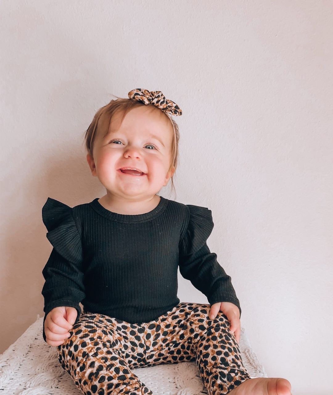 Brown/Tan Spot Rib Leggings and/or Headbands