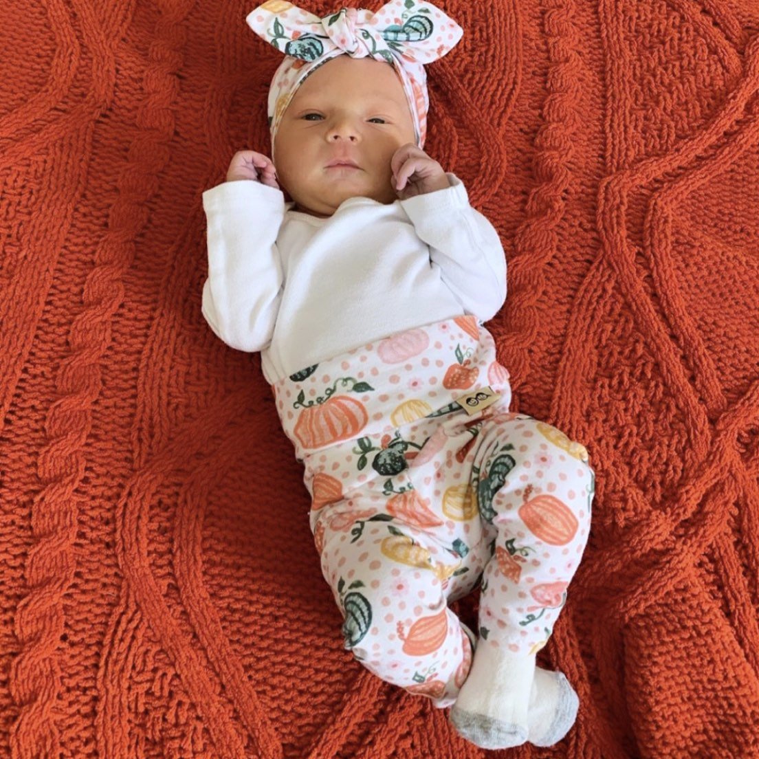 Polka Dot Pumpkins Leggings
