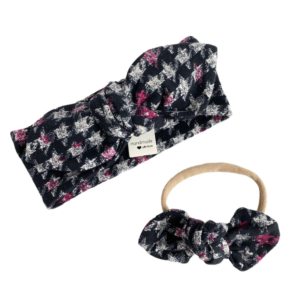 Houndstooth Bummies and/or Headbands