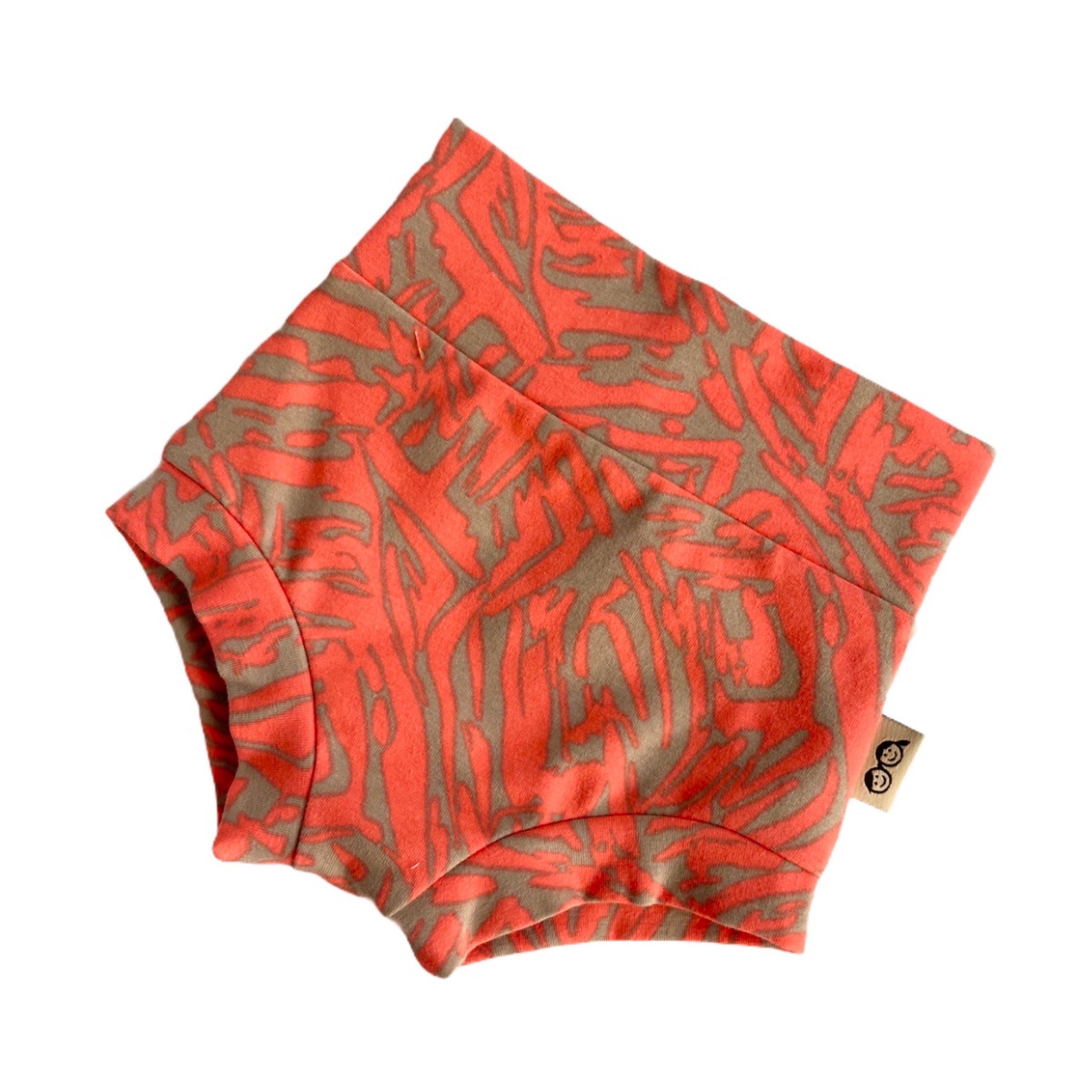 Coral Tan Zebra Bummies