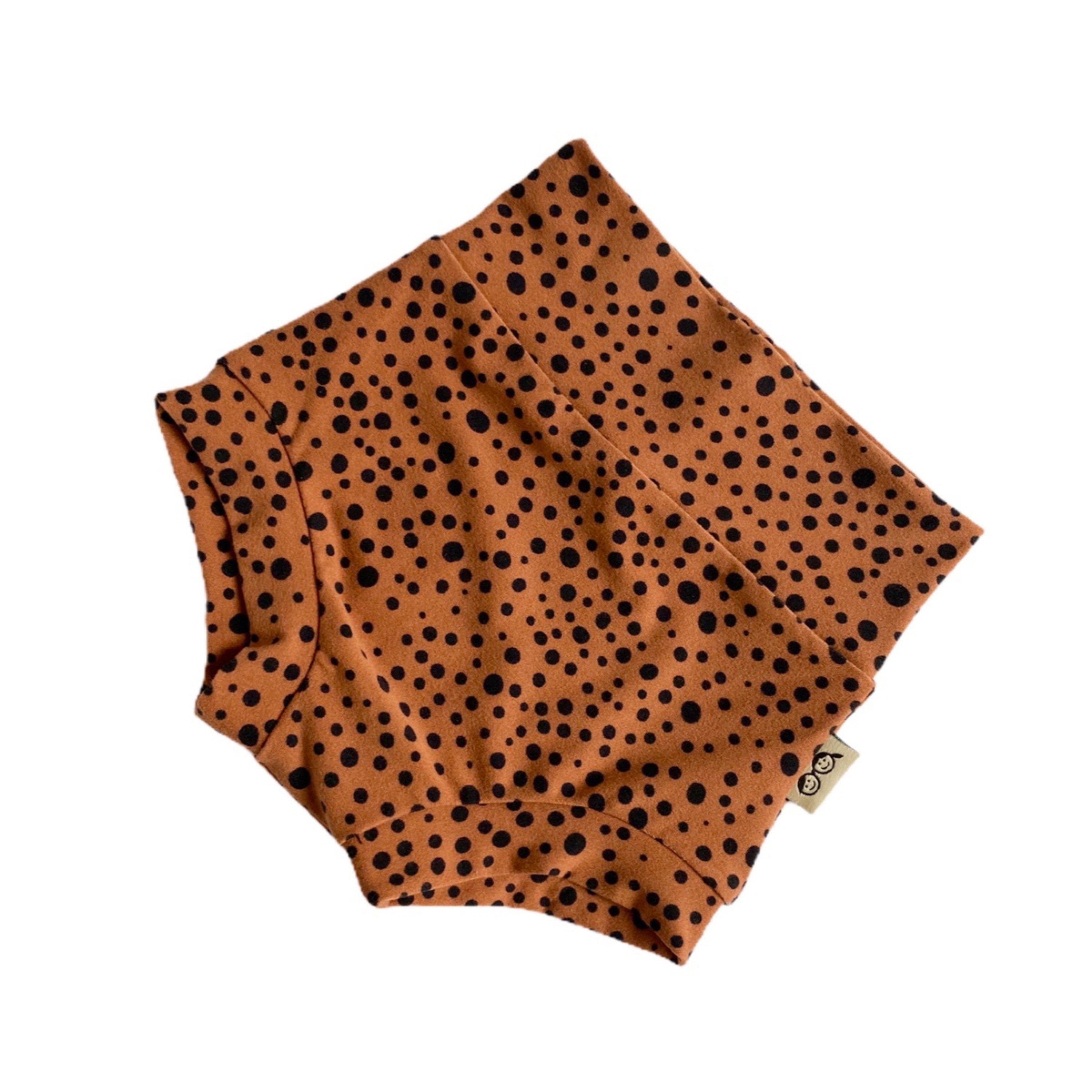 Tan Abstract Micro Dot Bummies and/or Headbands