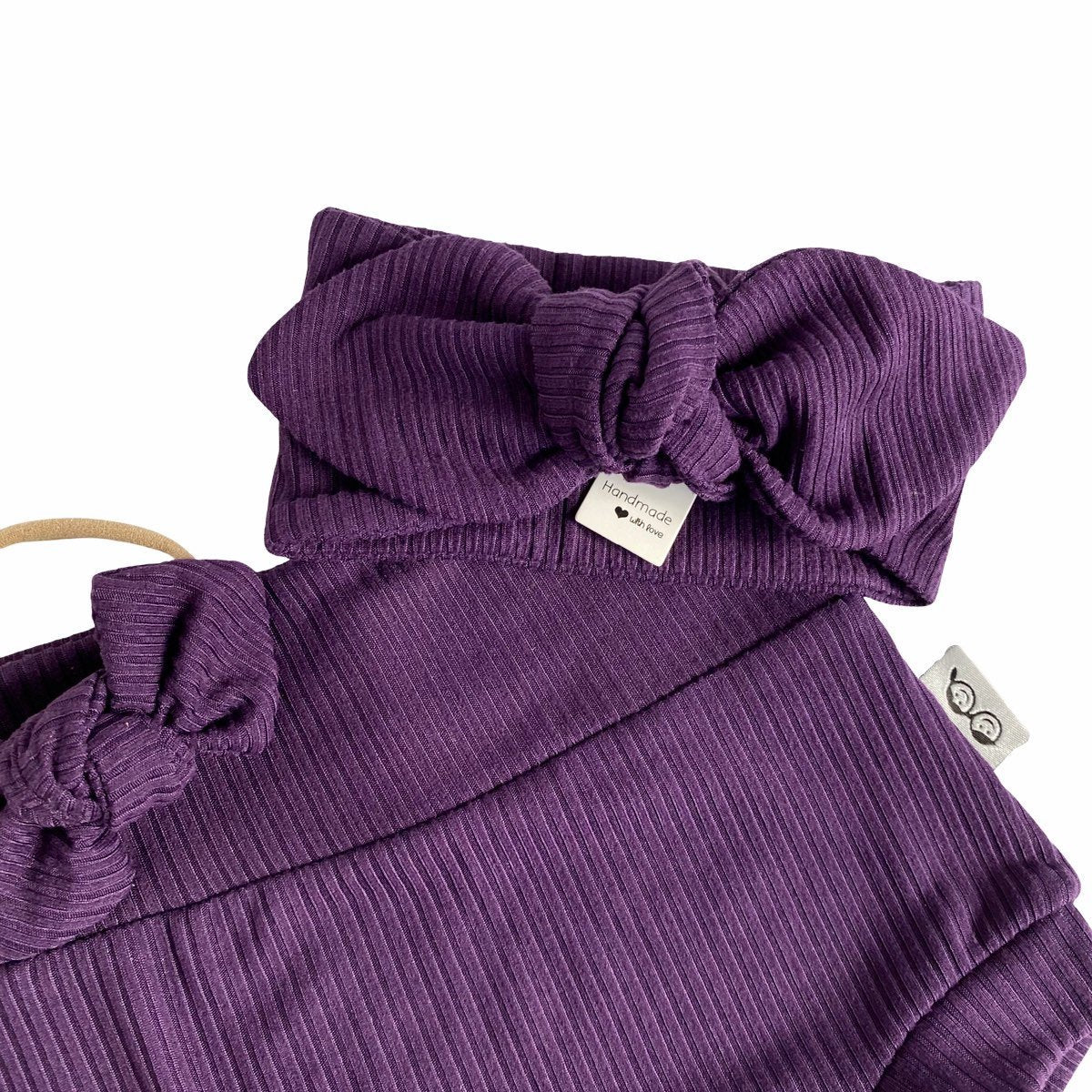 Purple Rib Bummies and/or Headbands