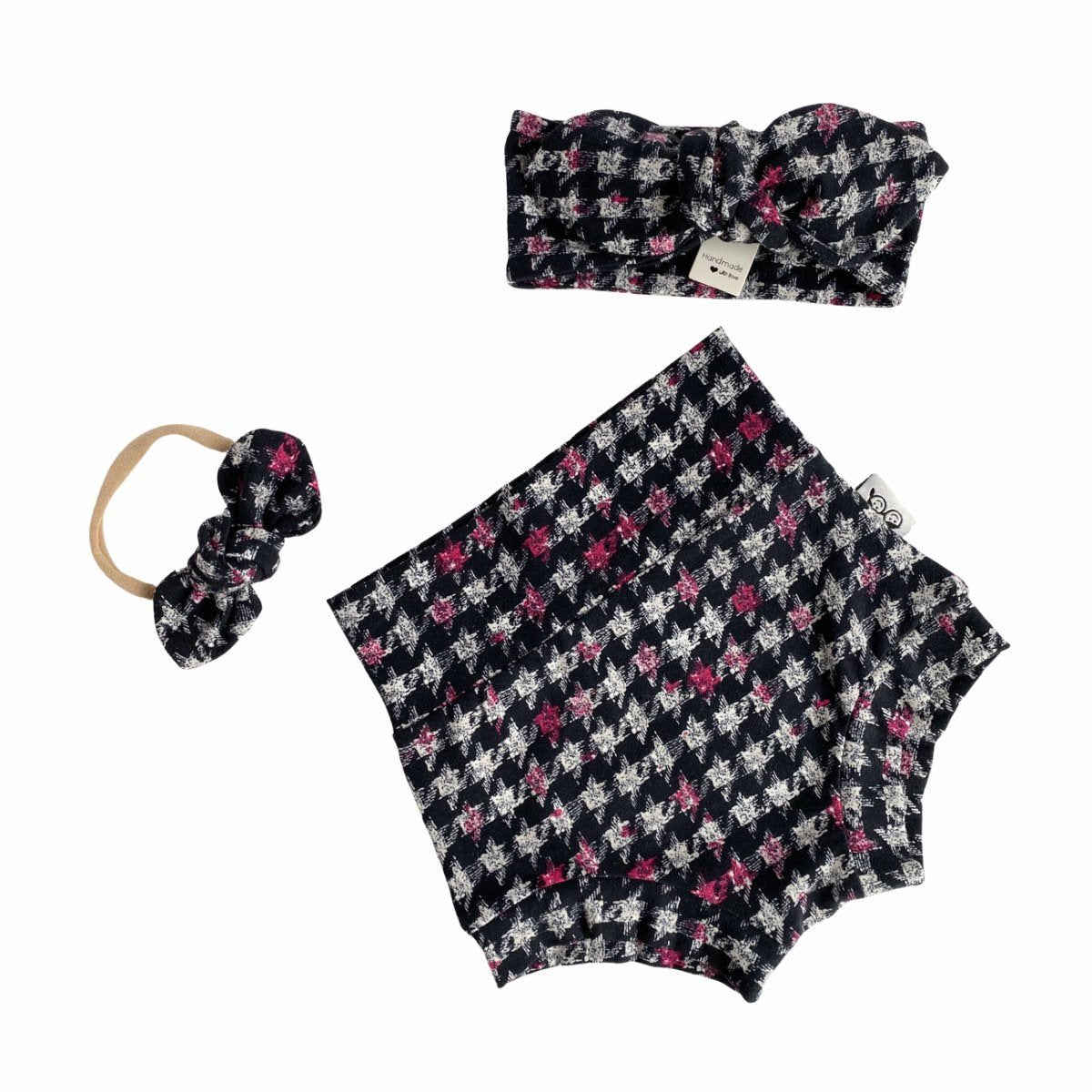Houndstooth Bummies and/or Headbands