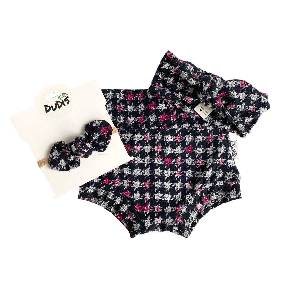 Houndstooth Bummies and/or Headbands