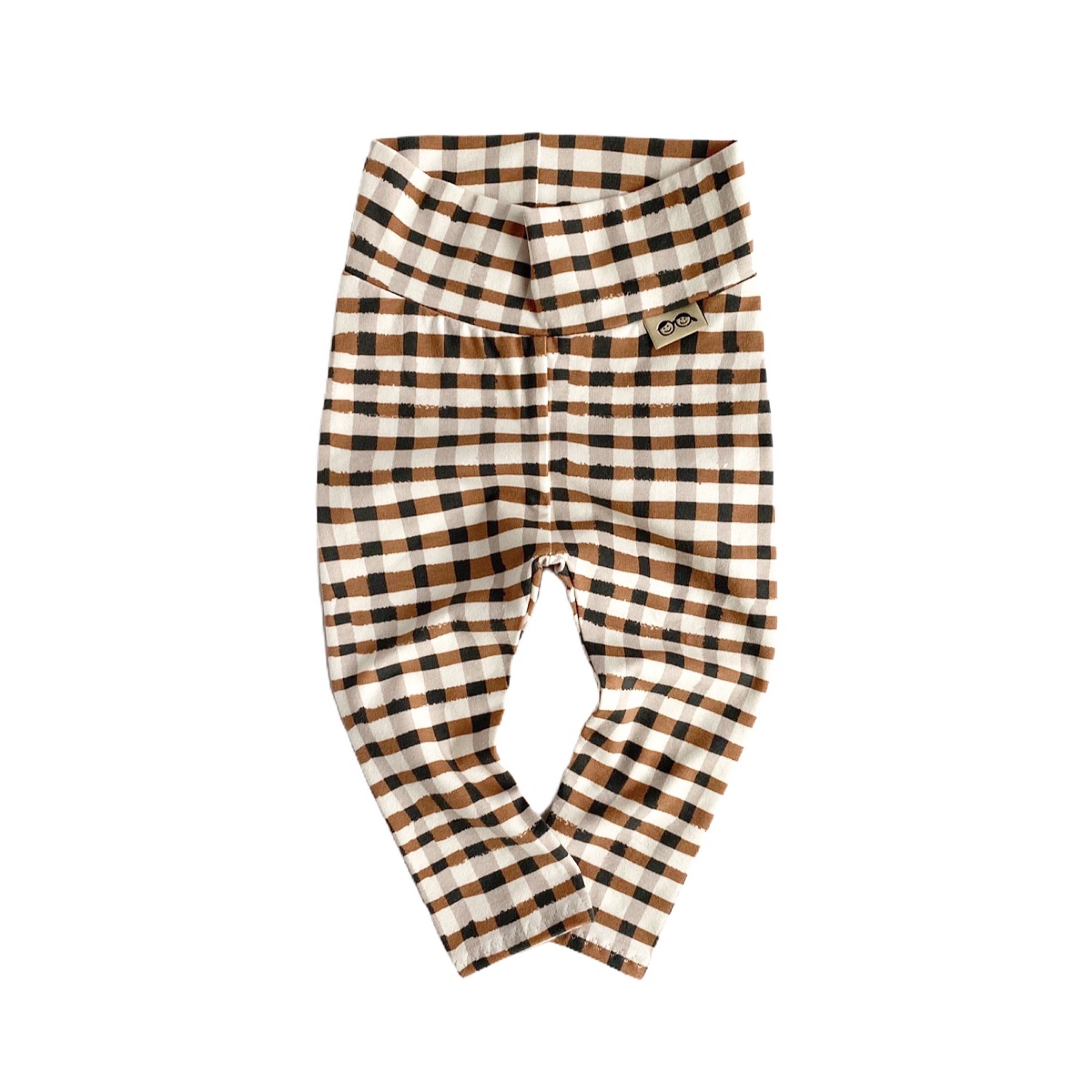 Fall Gingham Leggings and/or Headbands