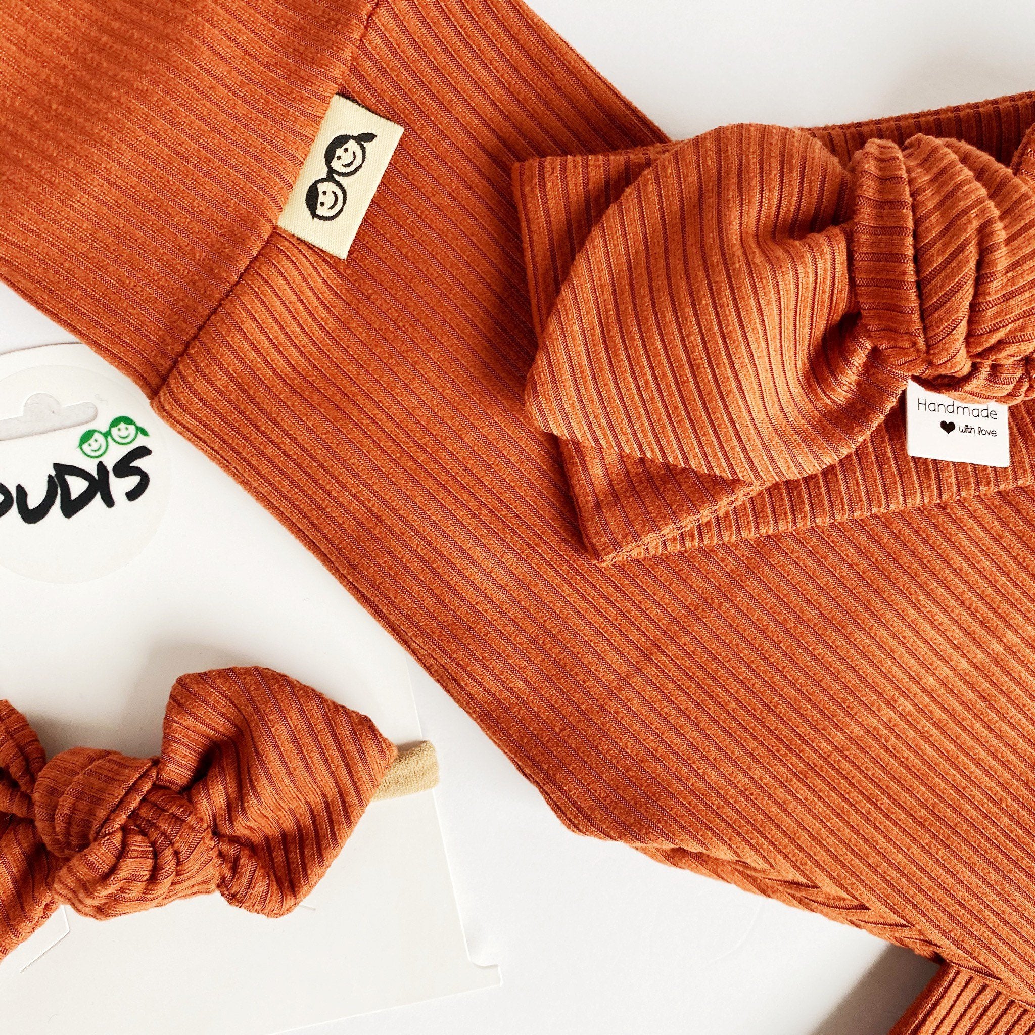 Rust Rib Leggings and/or Headbands