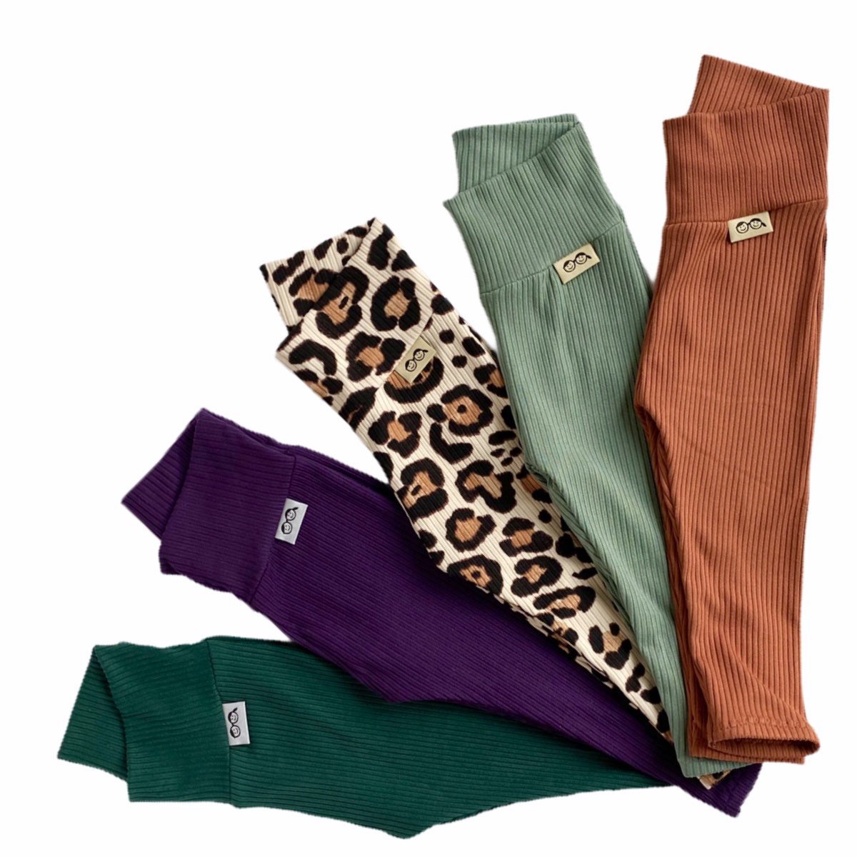 Rust Rib Leggings and/or Headbands