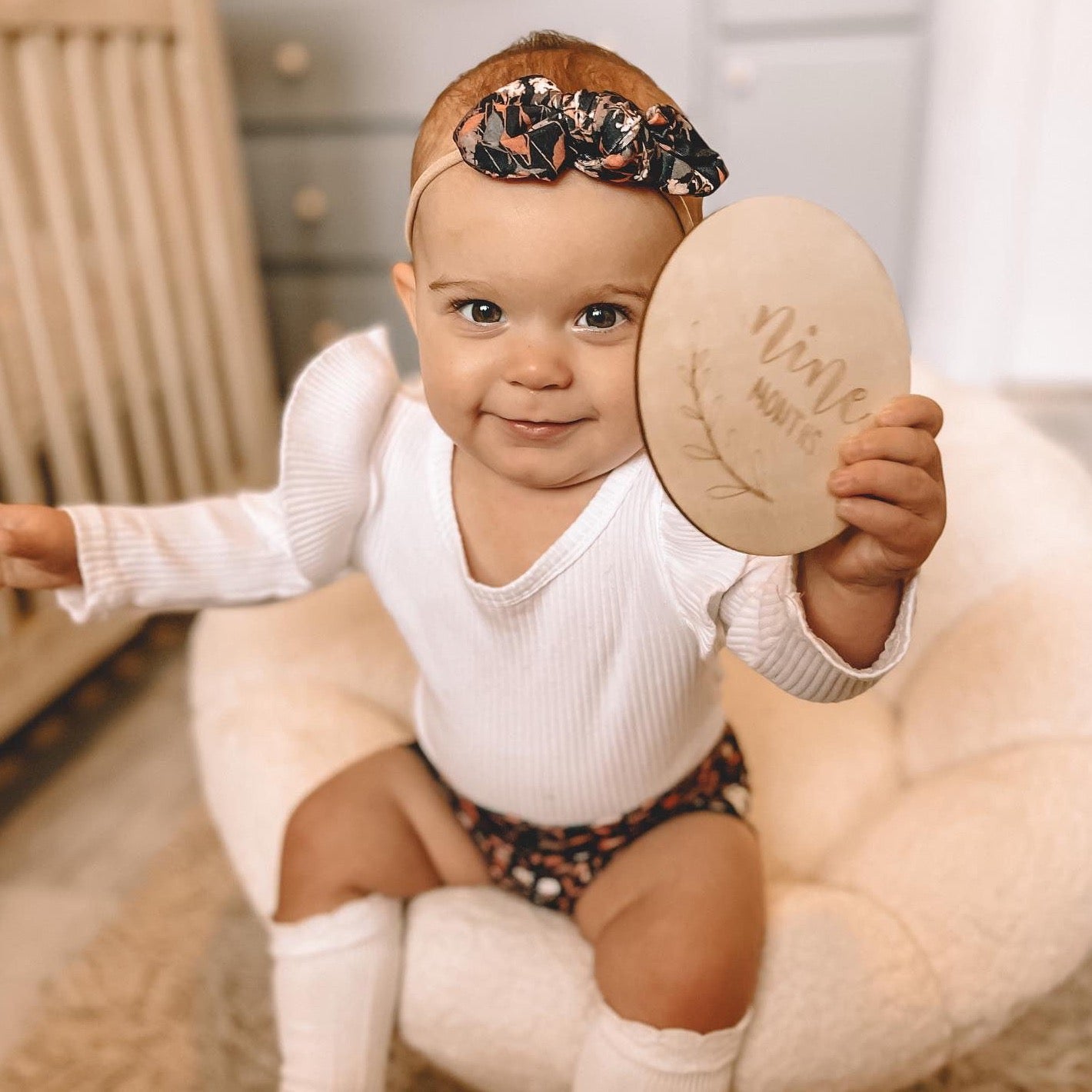 Autumn Leaf Floral Bummies and/or Headbands