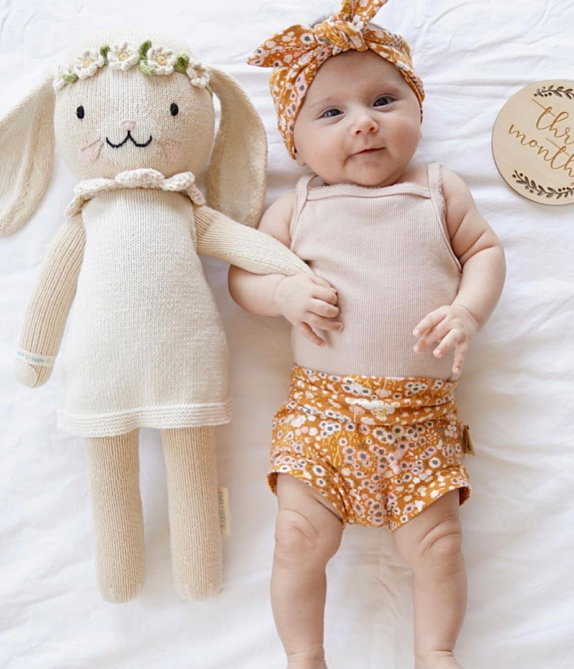 Mustard Floral Bummies