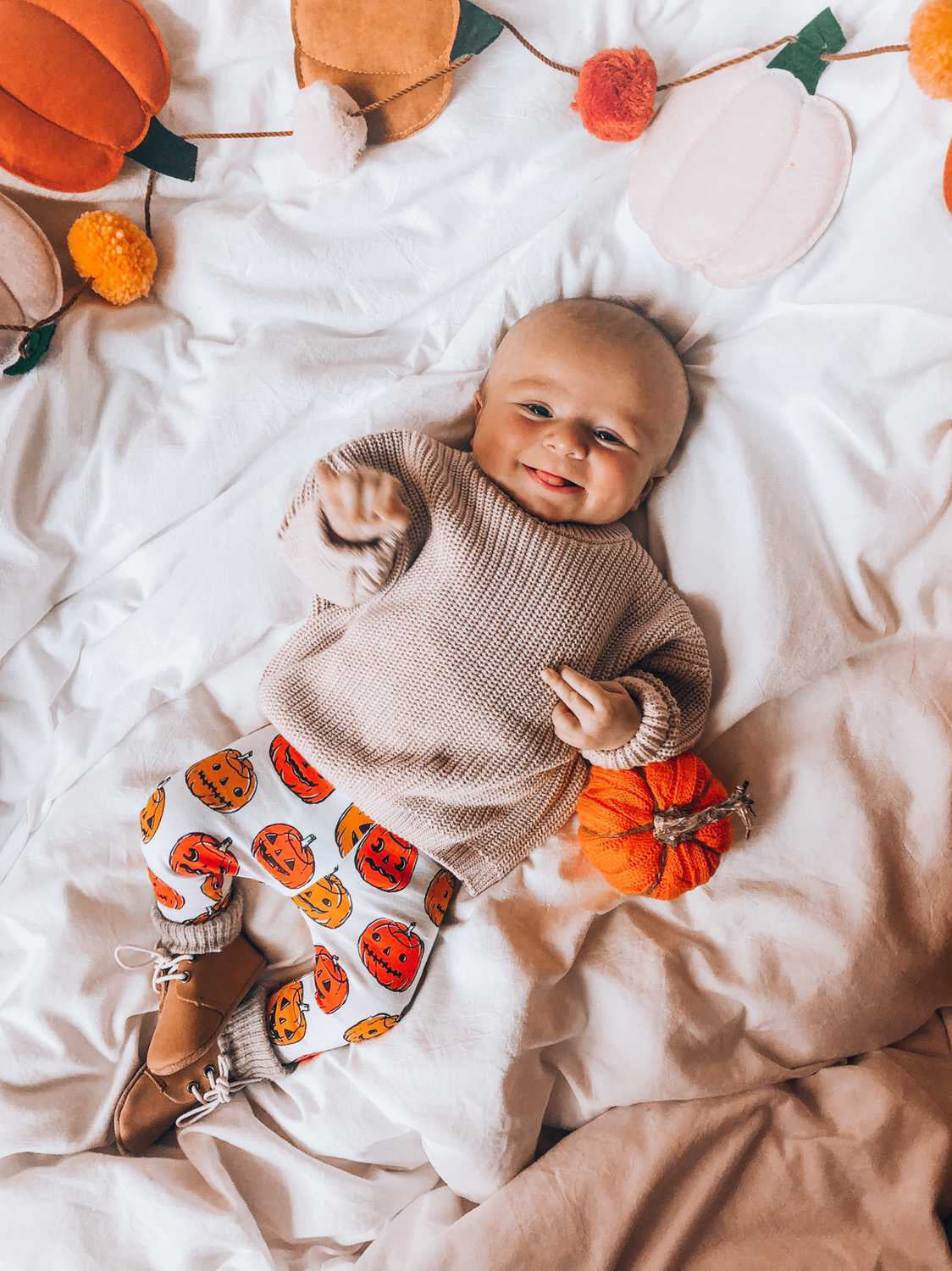 Cute Pumpkins Halloween Leggings