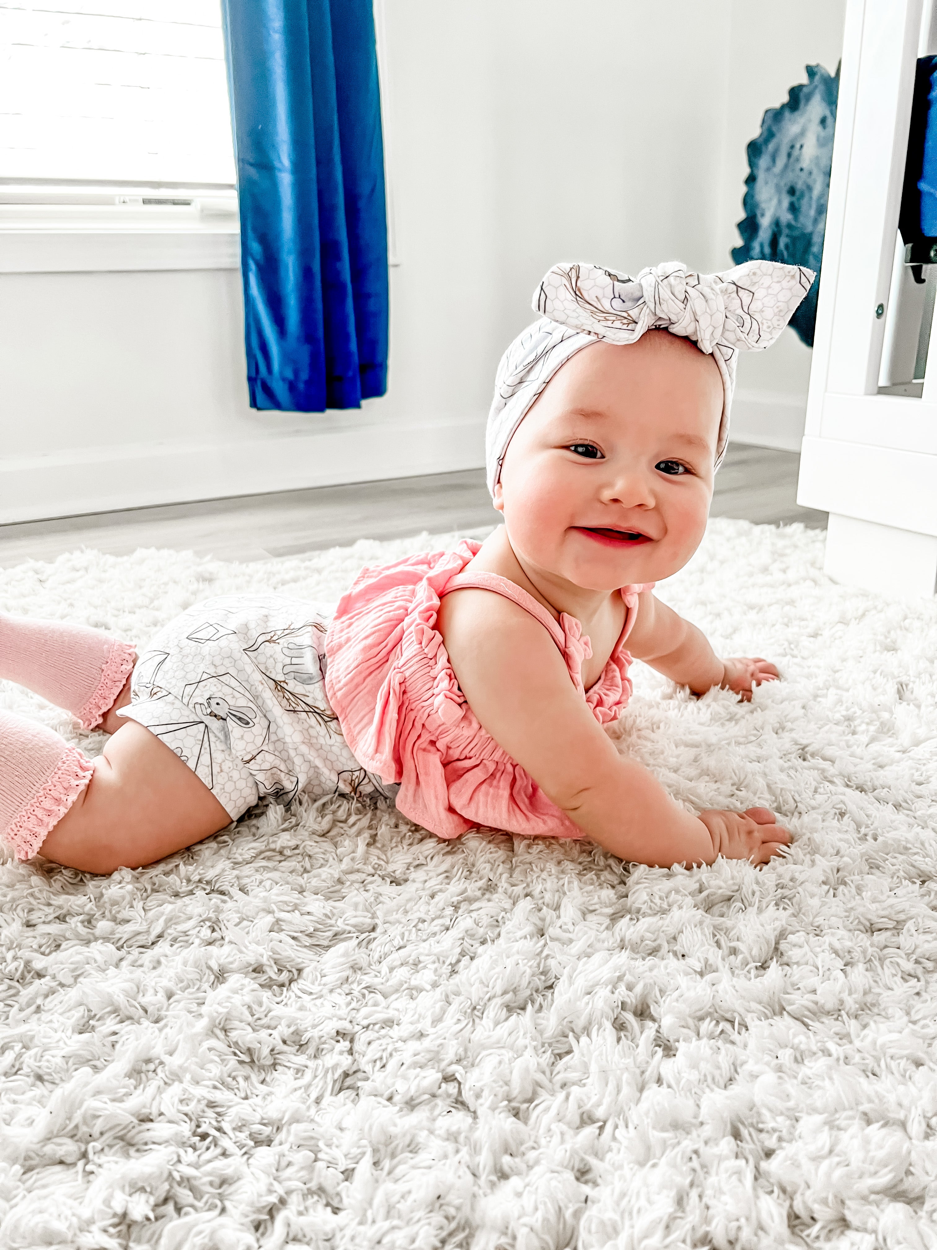 Bunny on Honeycomb Headbands