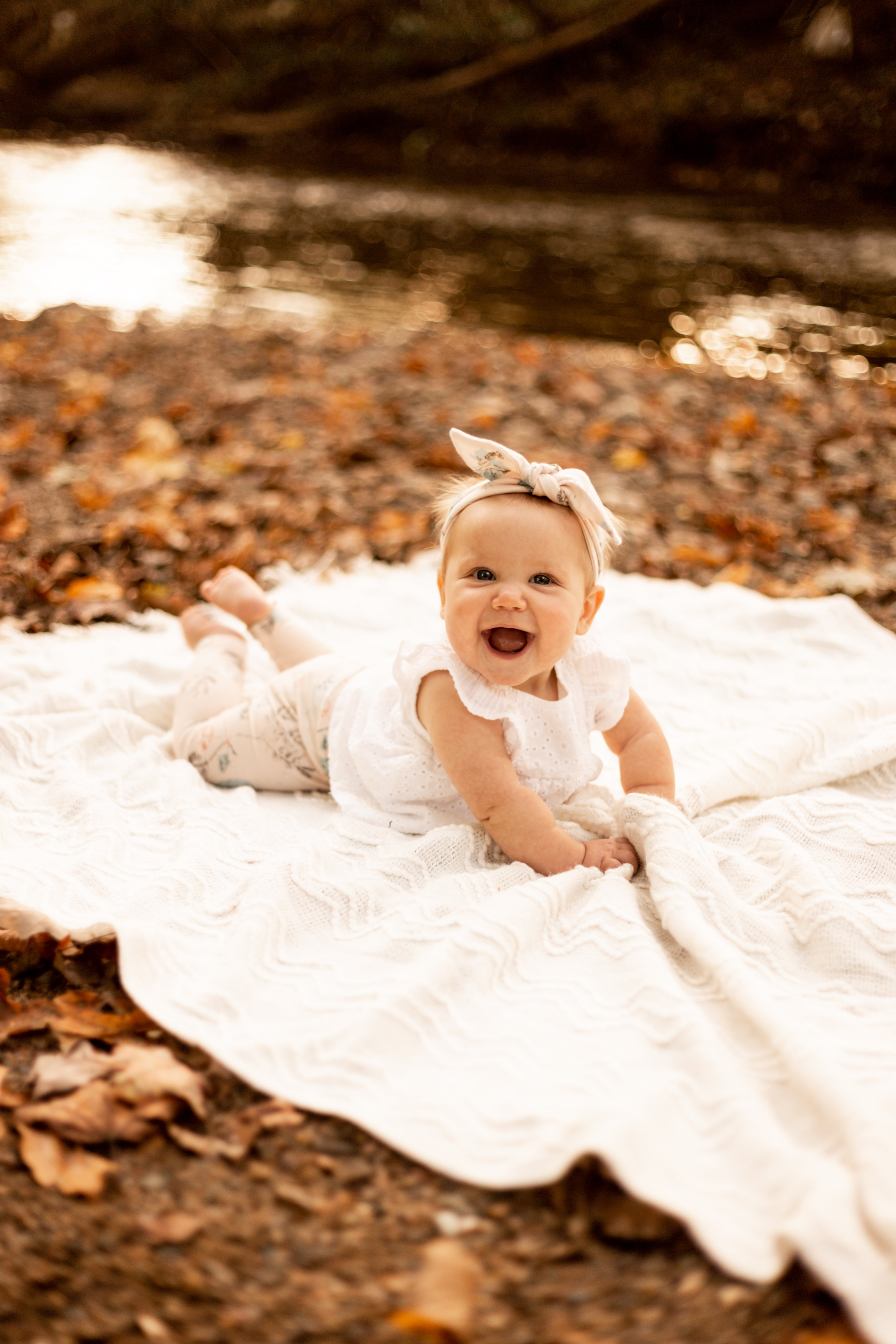 Fossil Foliage on Cream Leggings and/or Headbands