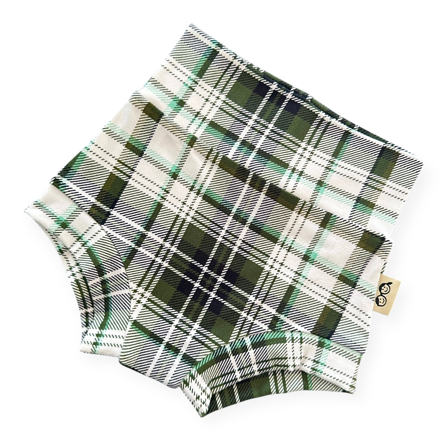 Evergreen Holiday Plaid Bummies &amp; Biker Shorts