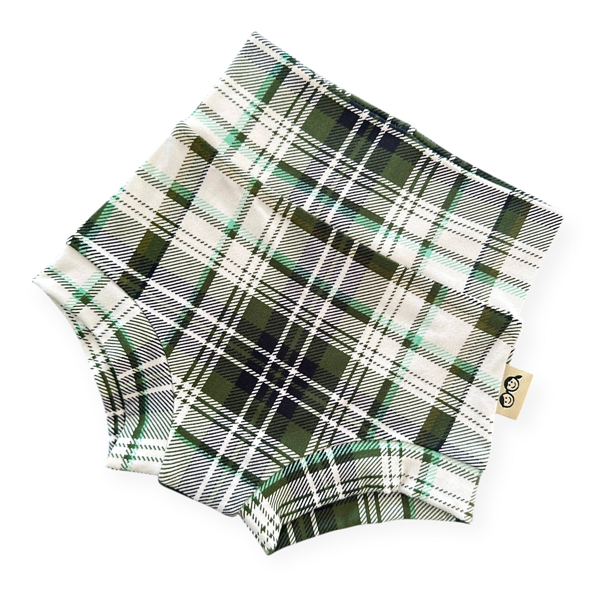 Evergreen Holiday Plaid Bummies &amp; Biker Shorts