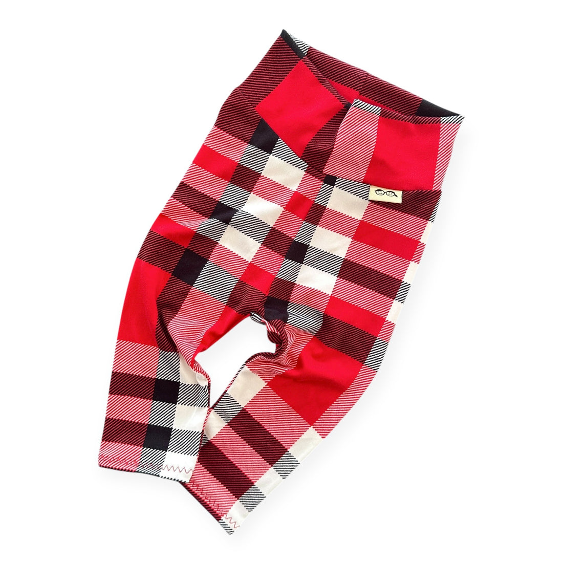 Classic Red Plaid Leggings