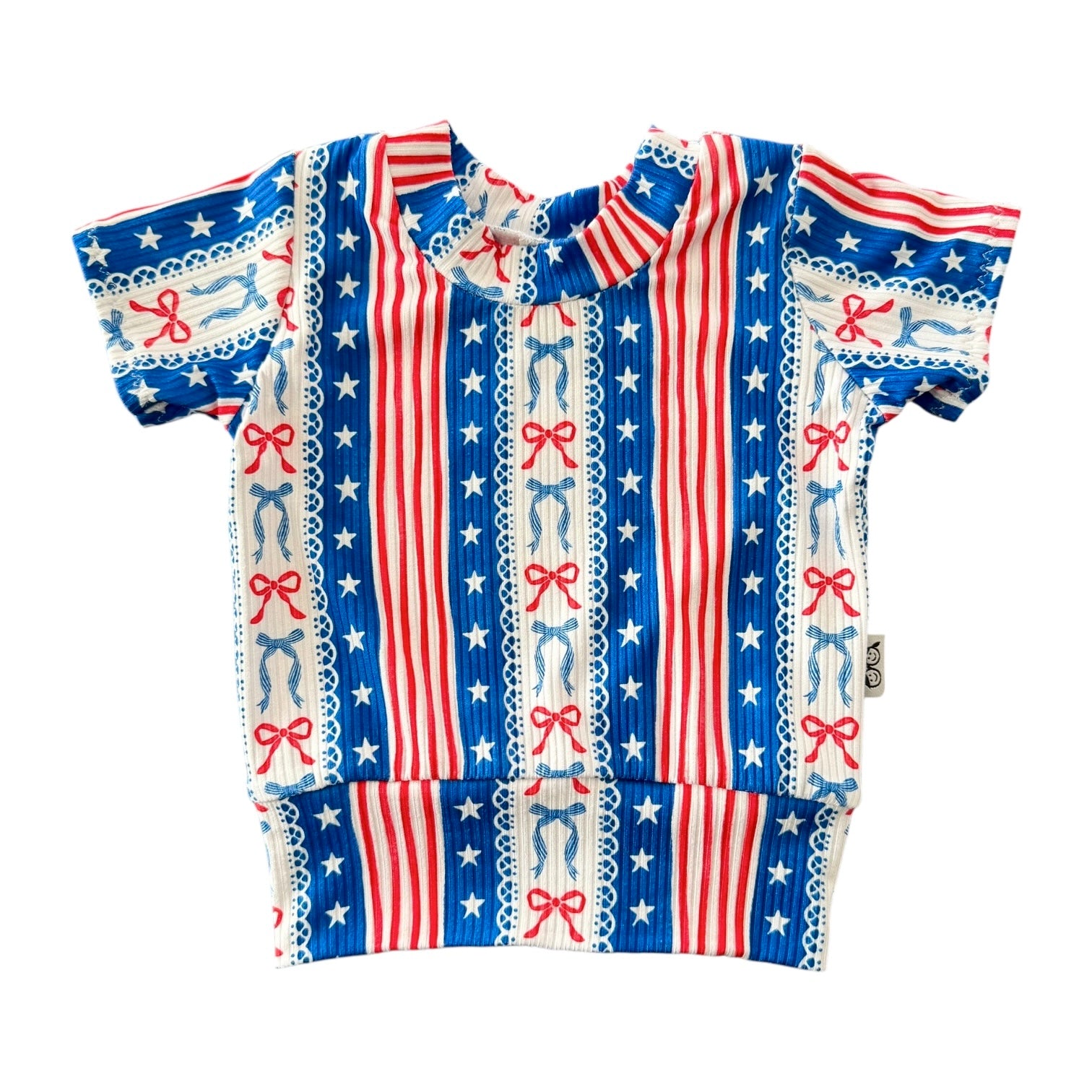 Americana Bow Stripe Ribbed Collection