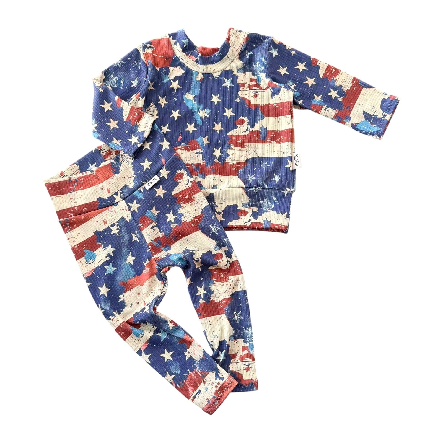 Distressed Stars &amp; Stripes Ribbed Collection