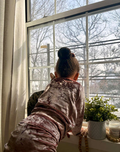 Rose Velvet Lounge Set