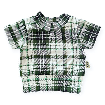 Evergreen Holiday Plaid Top - Short, Long or Sleeveless