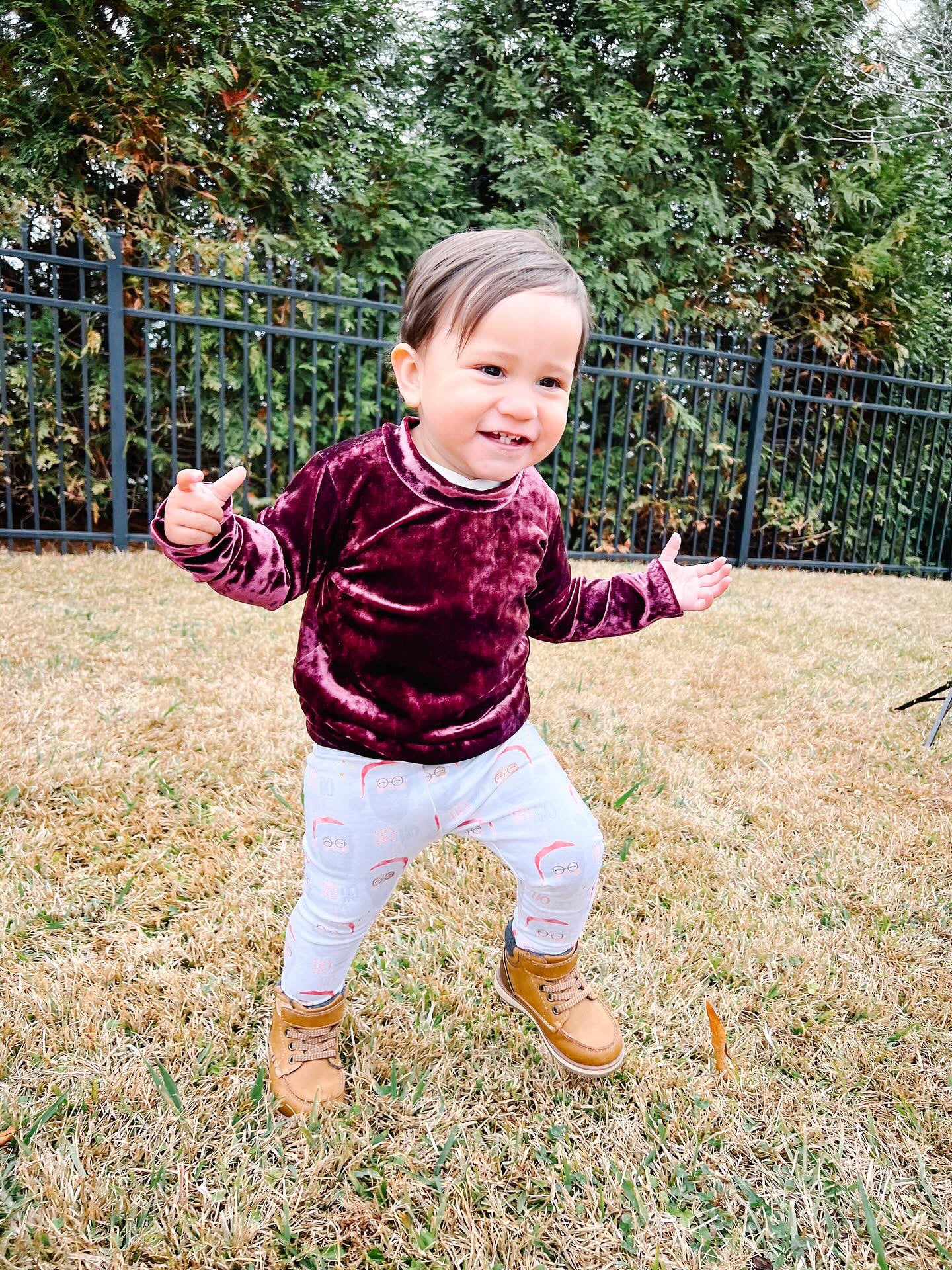 Burgundy Velvet Lounge Top