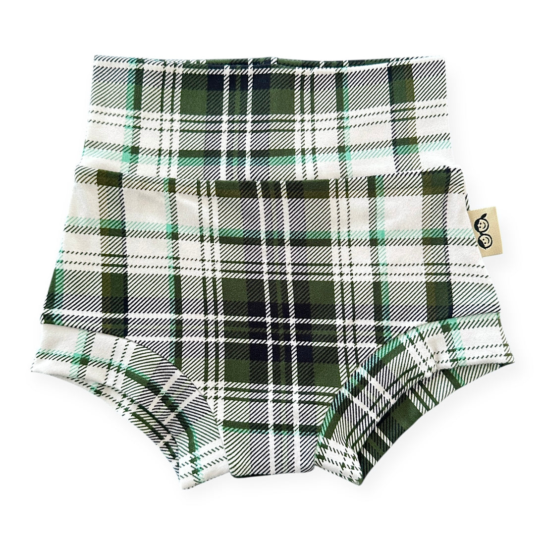 Evergreen Holiday Plaid Bummies &amp; Biker Shorts
