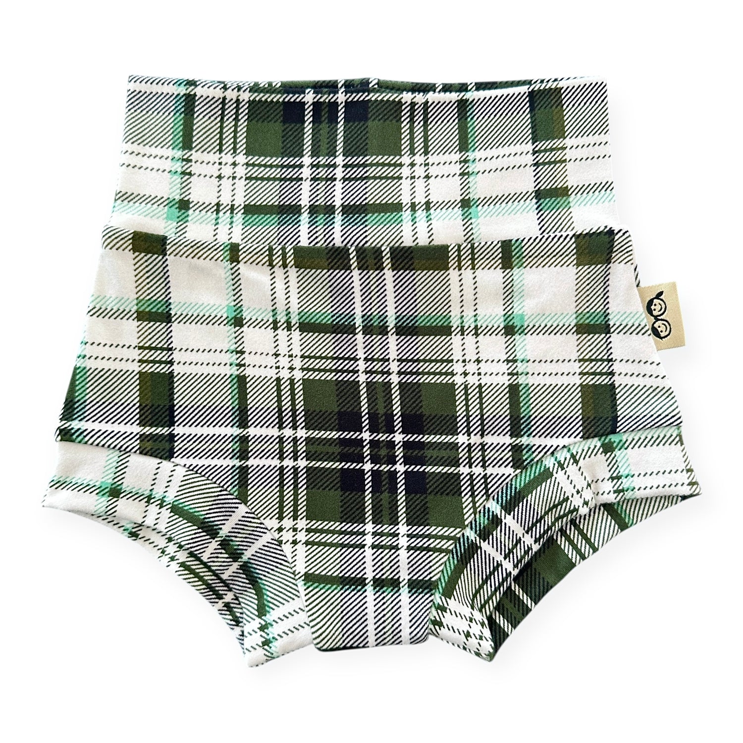 Evergreen Holiday Plaid Bummies &amp; Biker Shorts