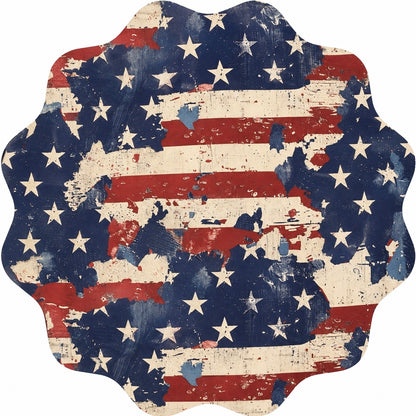 Distressed Stars &amp; Stripes Ribbed Collection