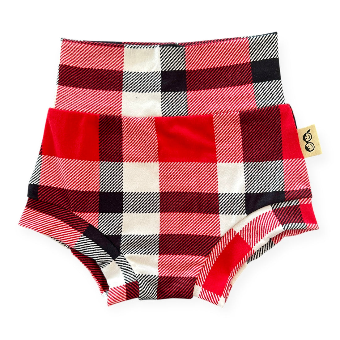 Classic Red Plaid Bummies &amp; Biker Shorts