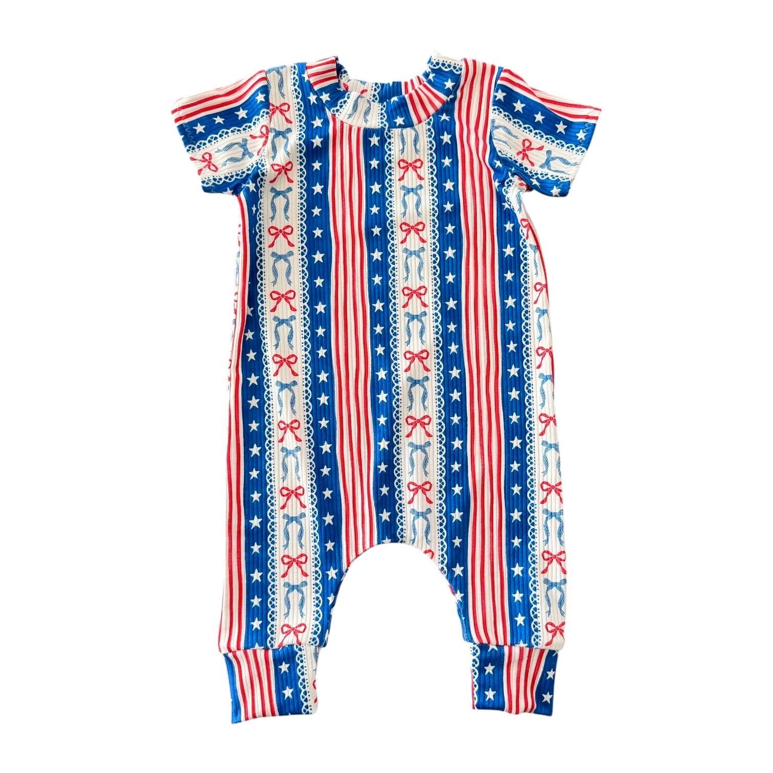 Americana Bow Stripe Ribbed Collection