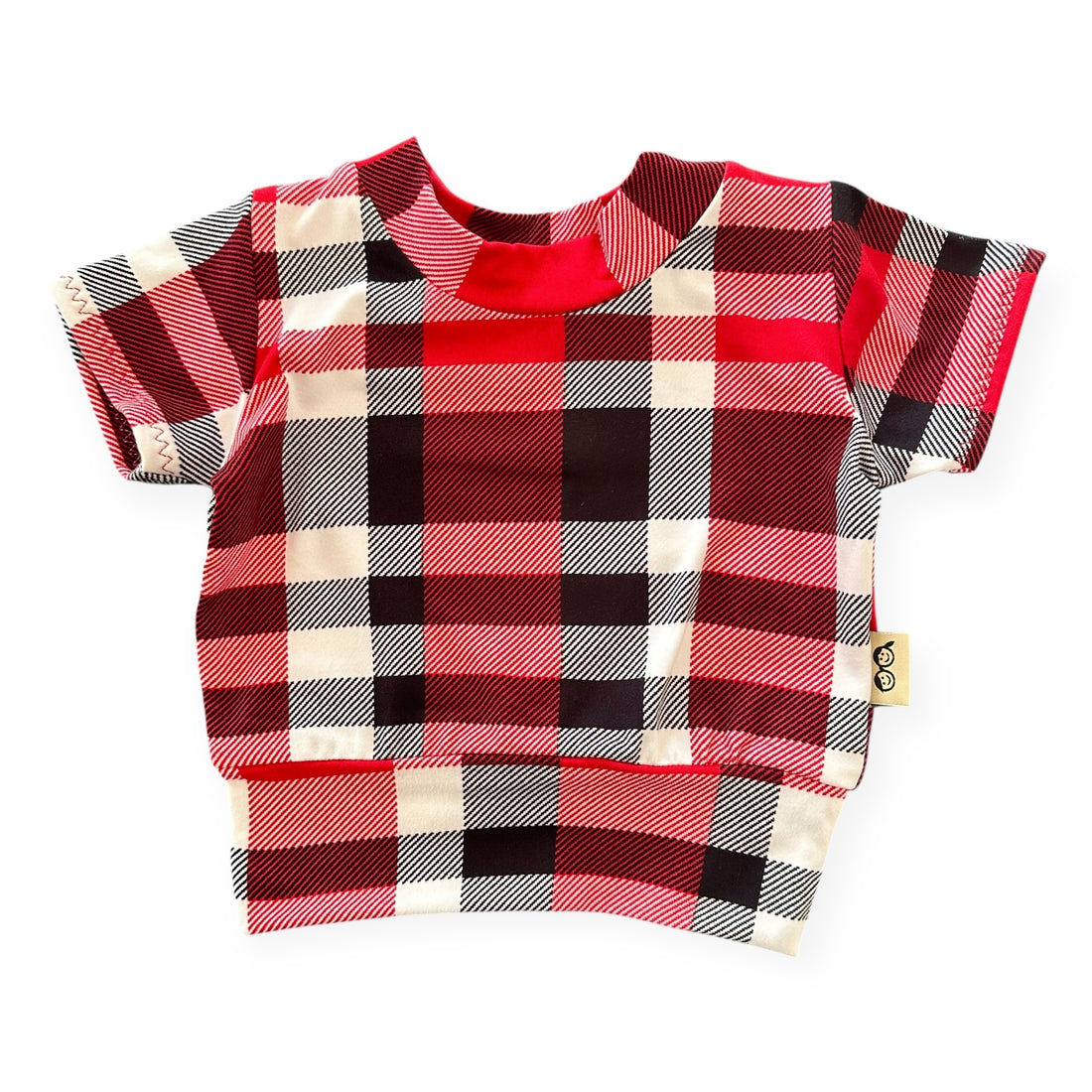 Classic Red Plaid Top - Short, Long or Sleeveless