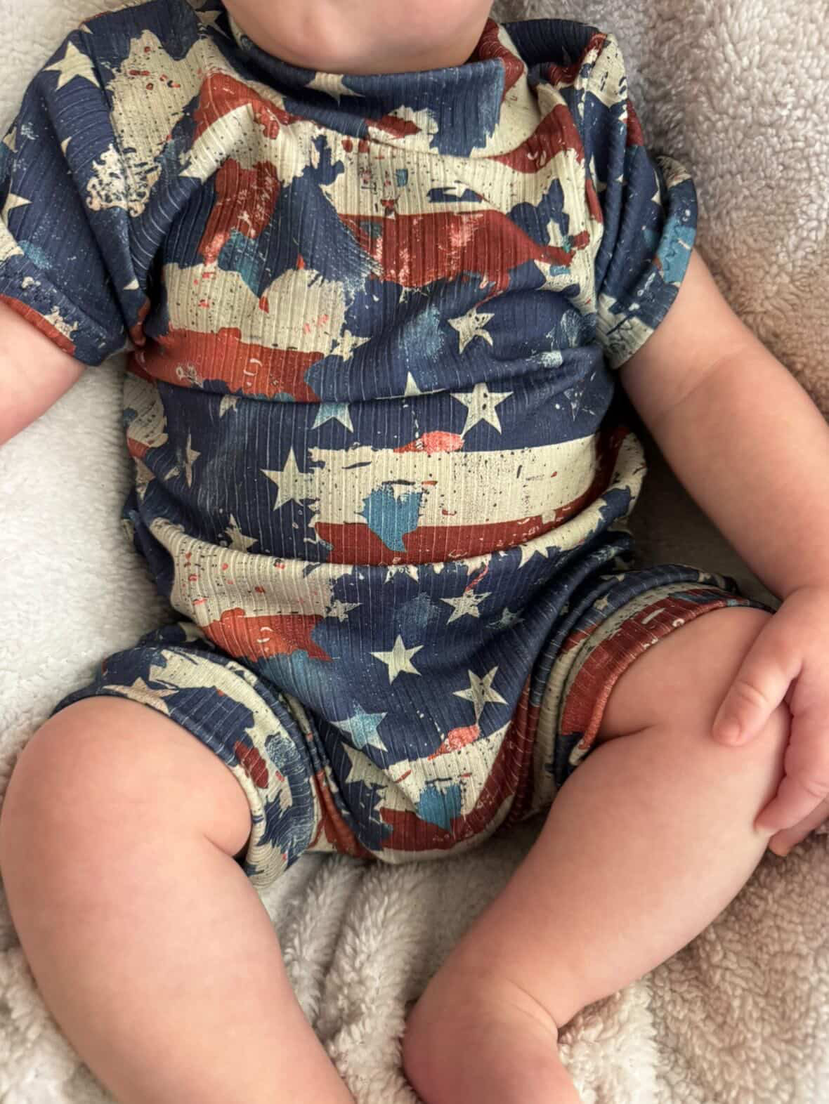 Distressed Stars &amp; Stripes Ribbed Collection