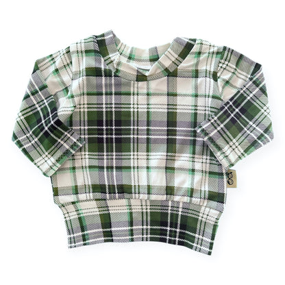 Evergreen Holiday Plaid Top - Short, Long or Sleeveless